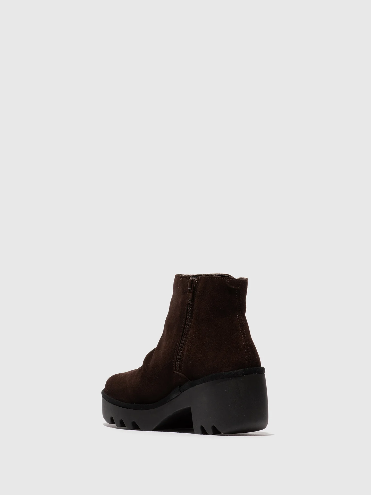 Zip Up Ankle Boots TULP592FLY EXPRESSO - Image 3