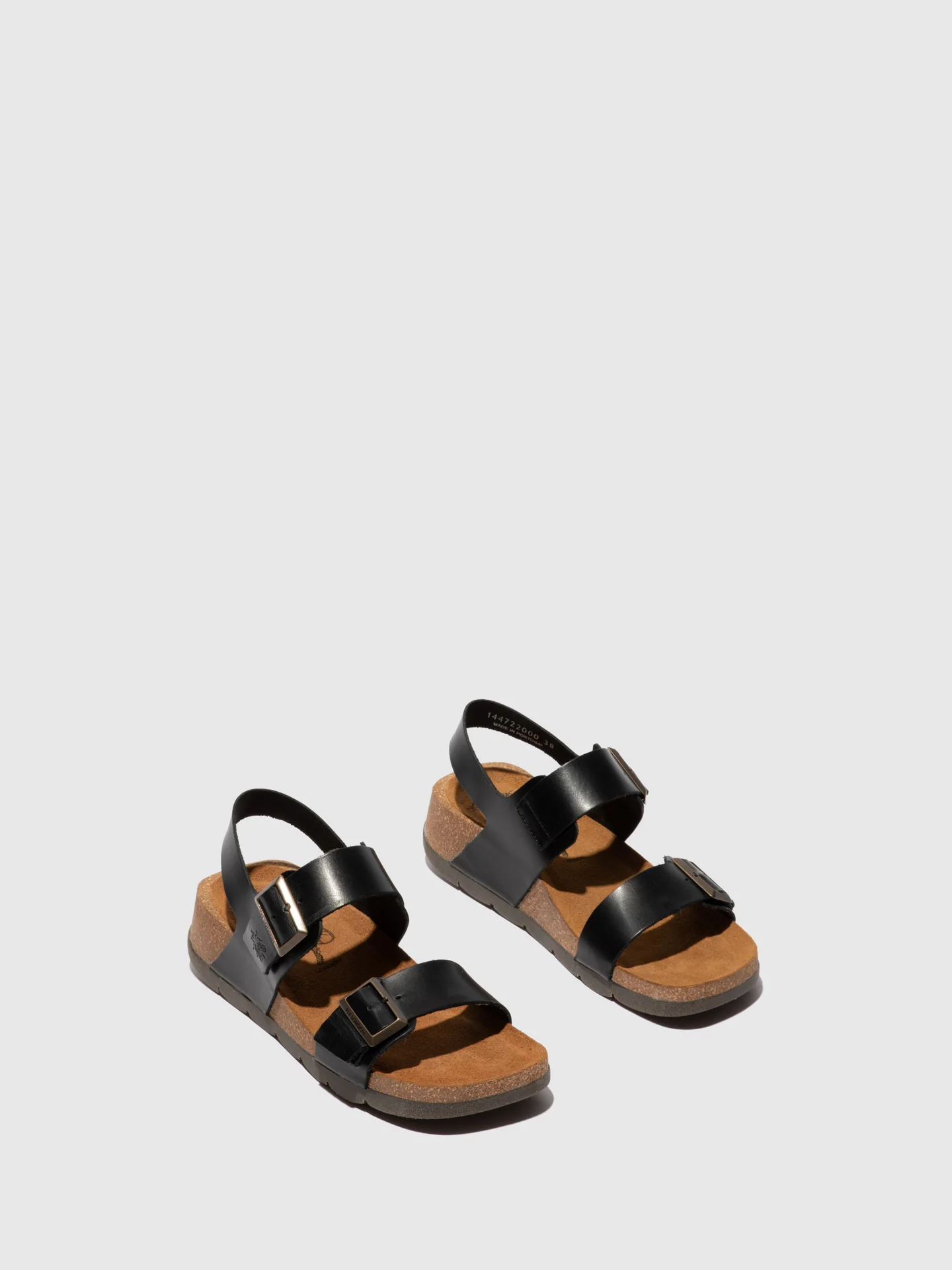 Buckle Sandals CEKE722FLY BRIDLE BLACK - Image 2