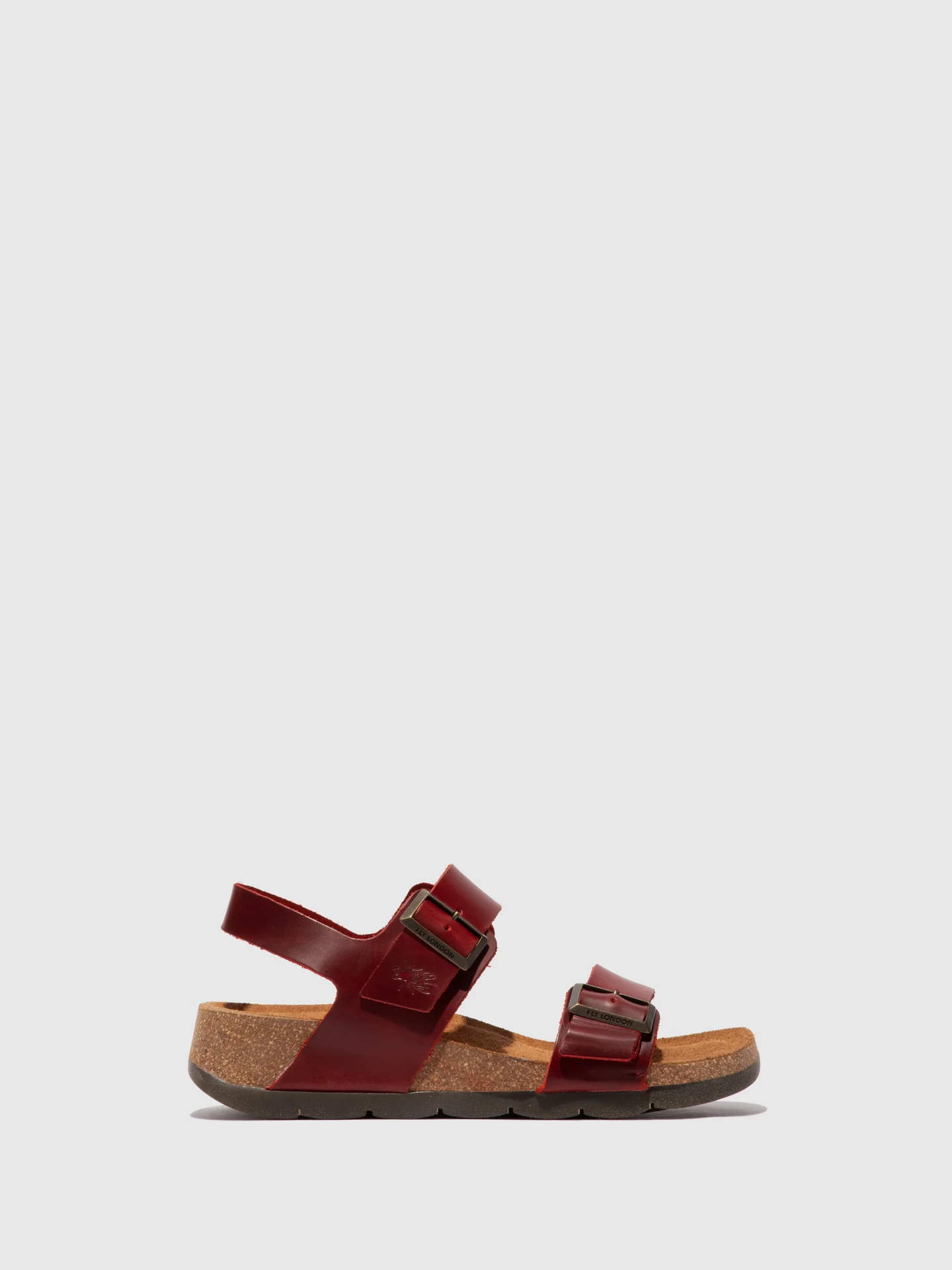 Buckle Sandals CEKE722FLY BRIDLE RED - Image 2