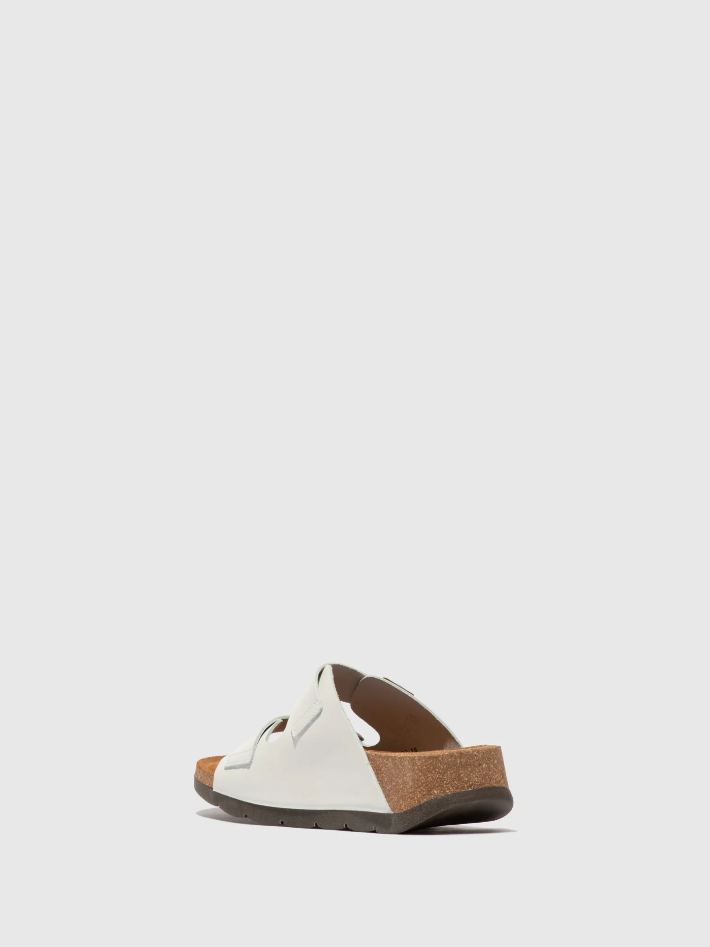 Open Toe Mules CAJA721FLY BRIDLE OFF WHITE - Image 3