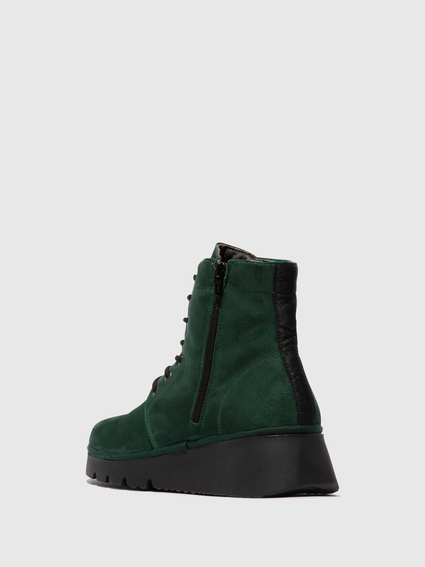 Lace-up Ankle Boots PALL404FLY FOREST GREEN - Image 3