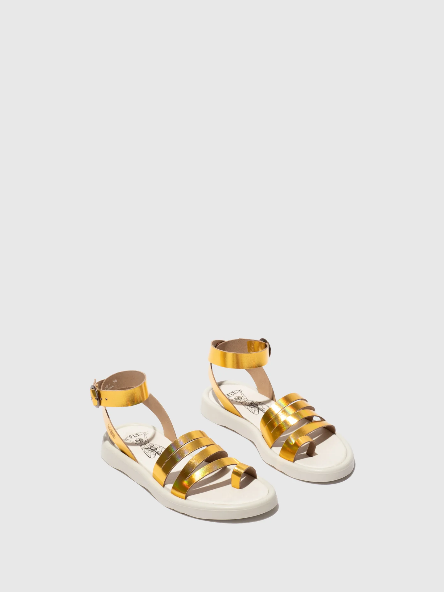 Ankle Strap Sandals TRIX075FLY GOLD - Image 2