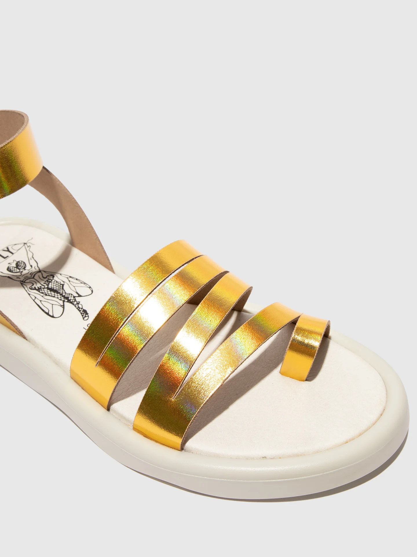 Ankle Strap Sandals TRIX075FLY GOLD - Image 4