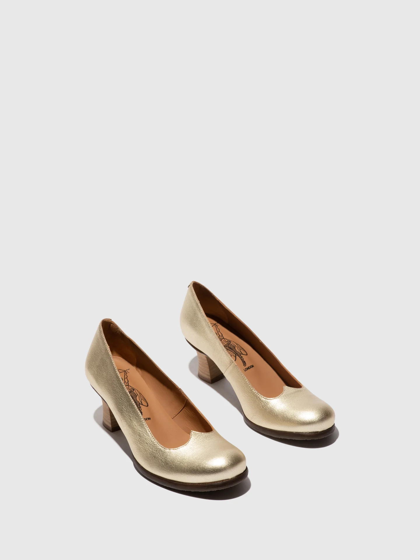 Heel Shoes BAZE086FLY GOLD - Image 2