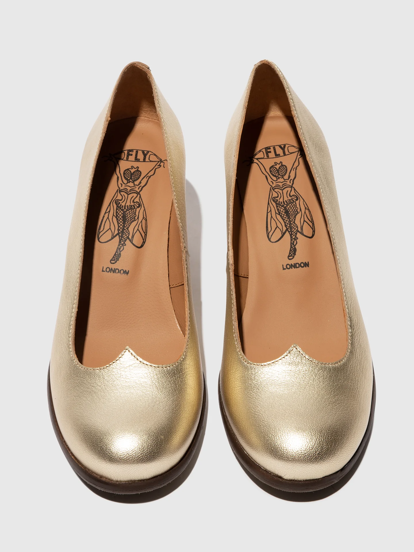Heel Shoes BAZE086FLY GOLD - Image 4