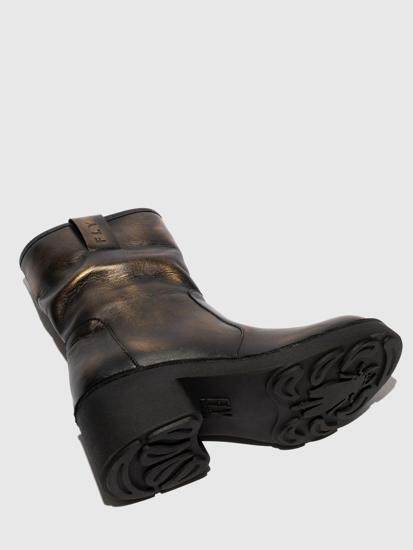 Slip-on Ankle Boots NECH193FLY GOLD - Image 4