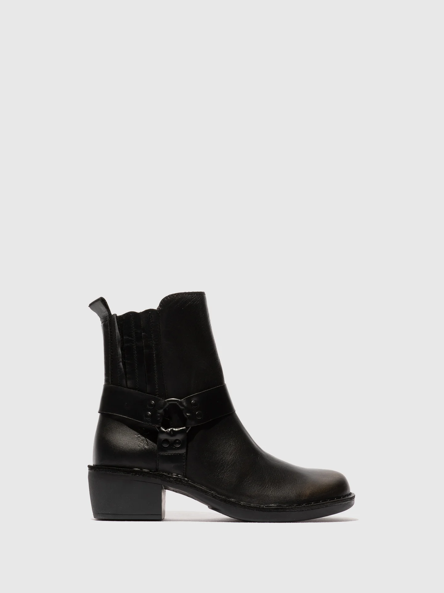 Zip Up Ankle Boots MEBI123FLY GOLD