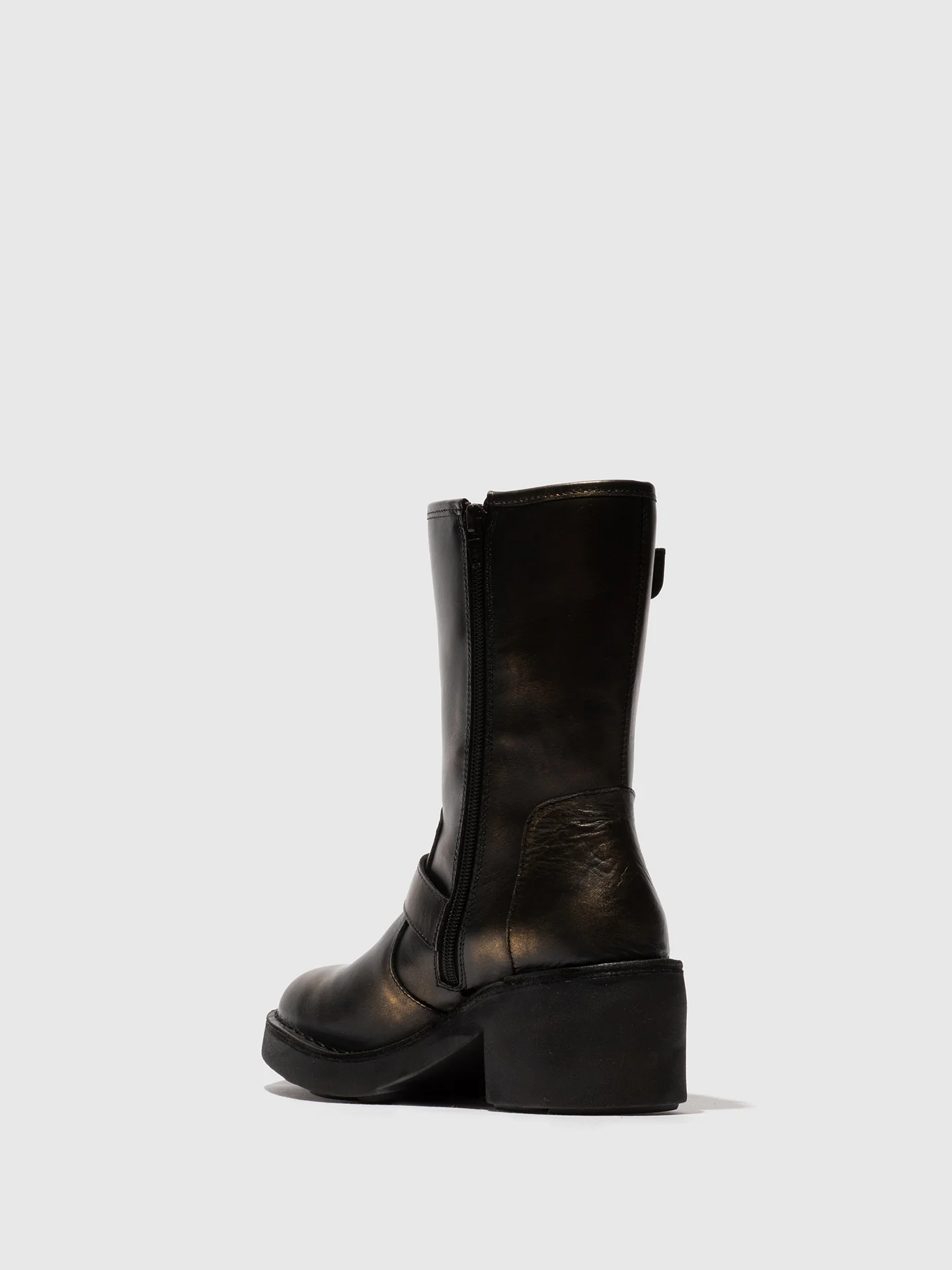 Zip Up Ankle Boots NATY192FLY GOLD - Image 3