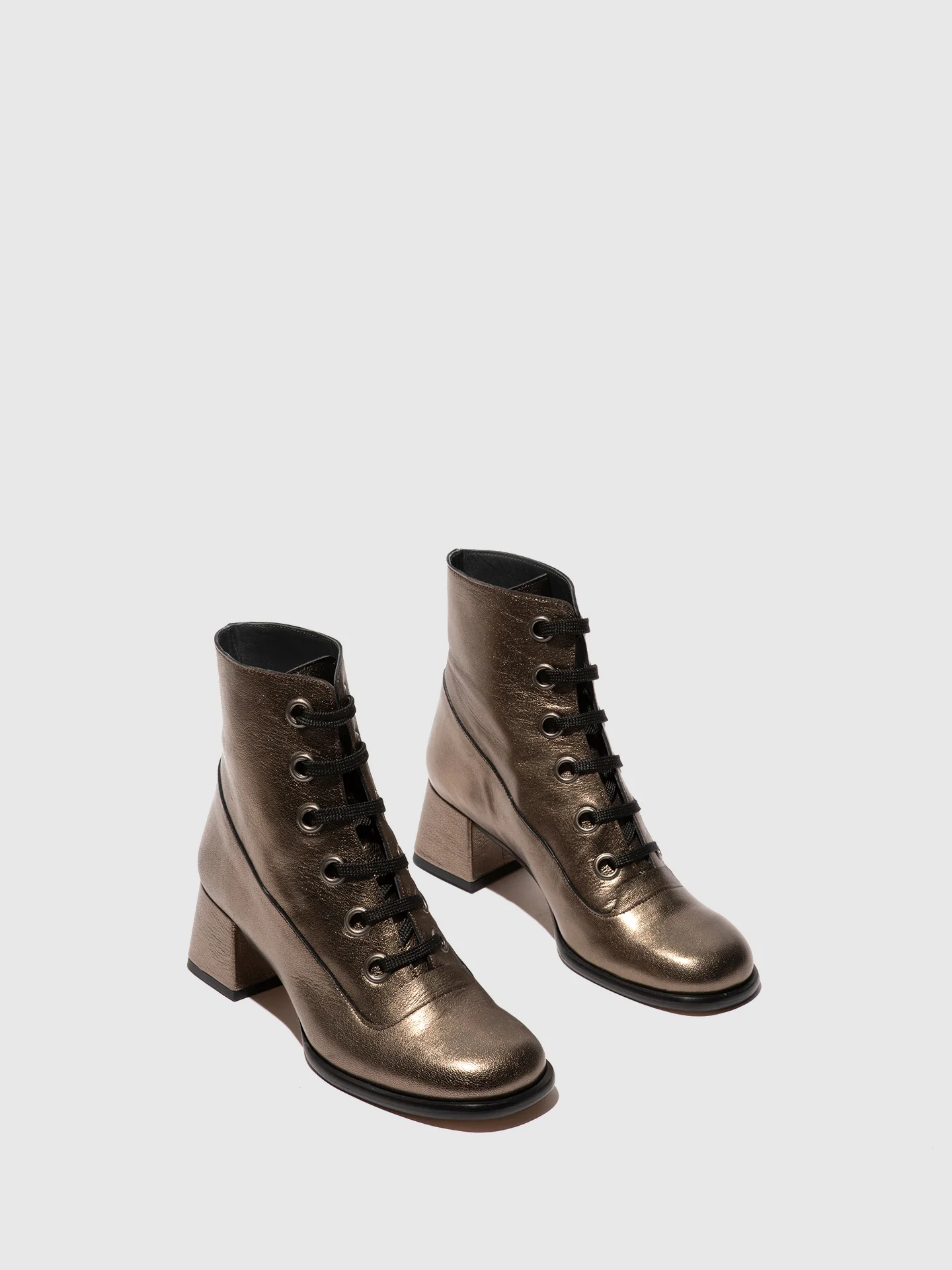 Lace-up Ankle Boots SEPY342FLY GRAPHITE - Image 2