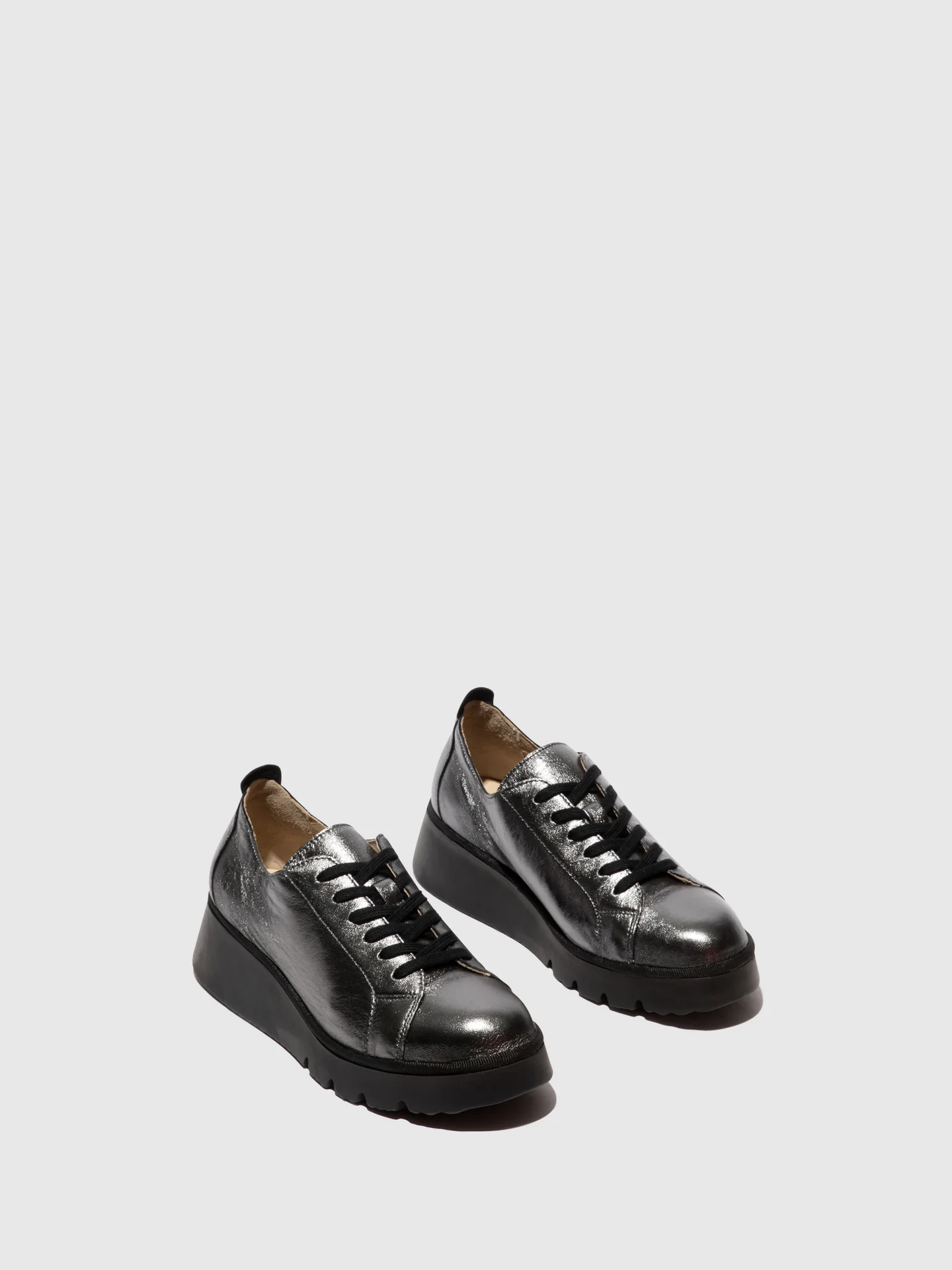 Lace-up Shoes PLOM431FLY GRAPHITE - Image 2