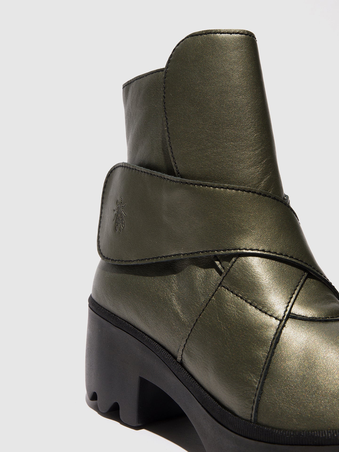 Velcro Ankle Boots TEFA532FLY GRAPHITE - Image 4