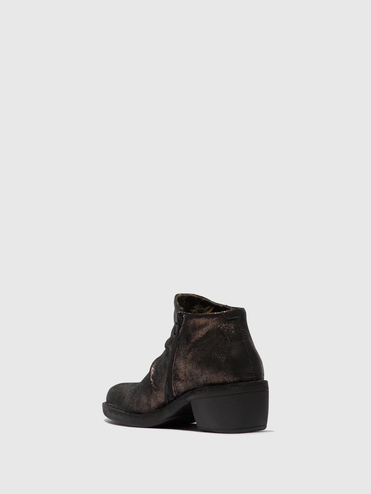 Zip Up Ankle Boots MERK093FLY GRAPHITE - Image 3