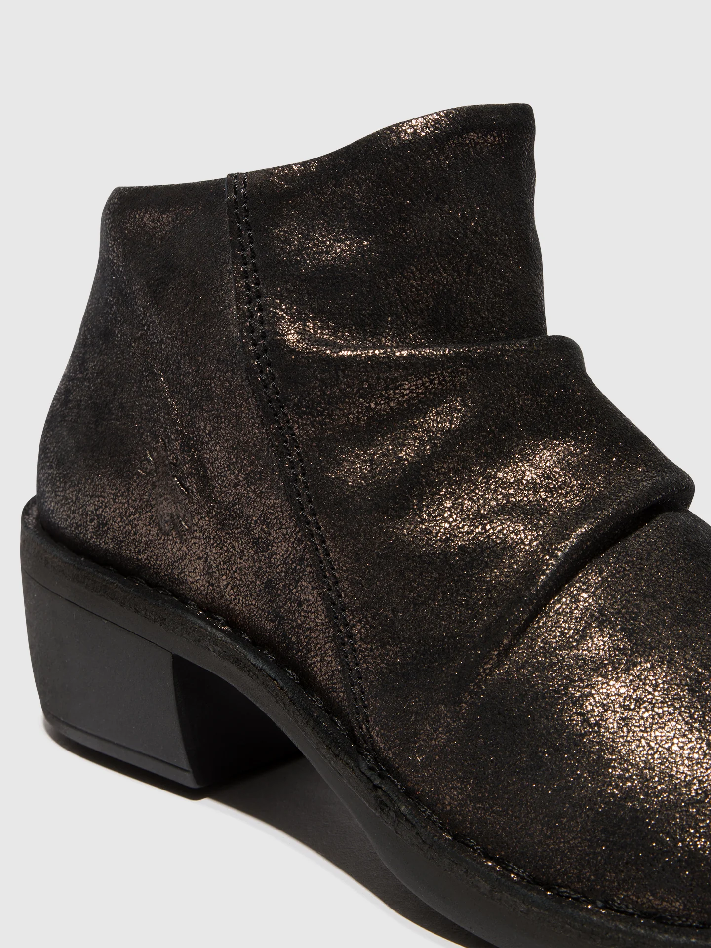Zip Up Ankle Boots MERK093FLY GRAPHITE - Image 4