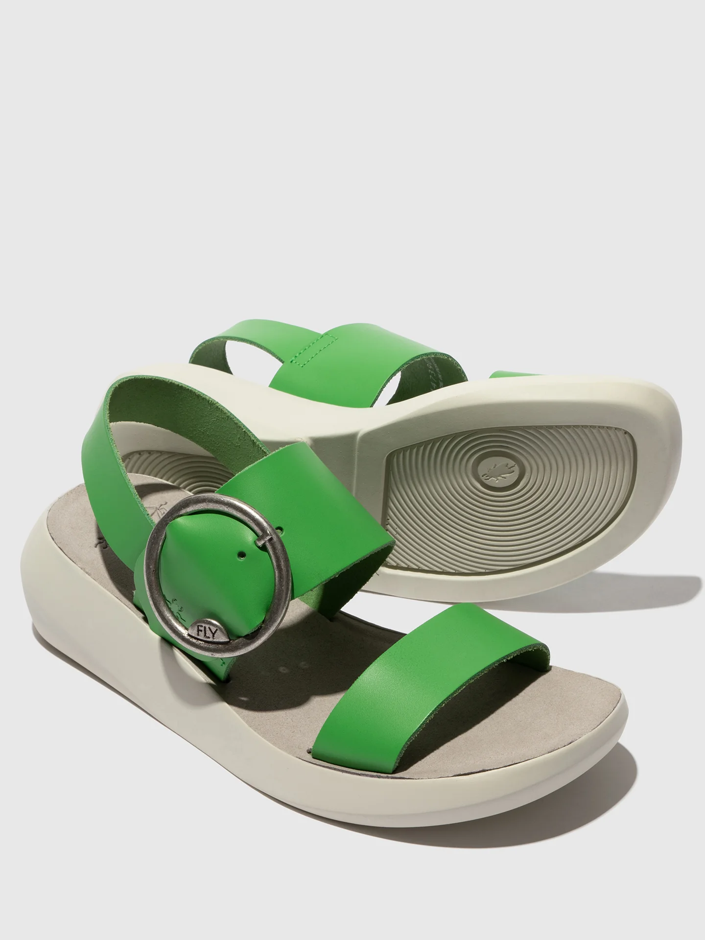 Buckle Sandals BANI739FLY GREEN - Image 4