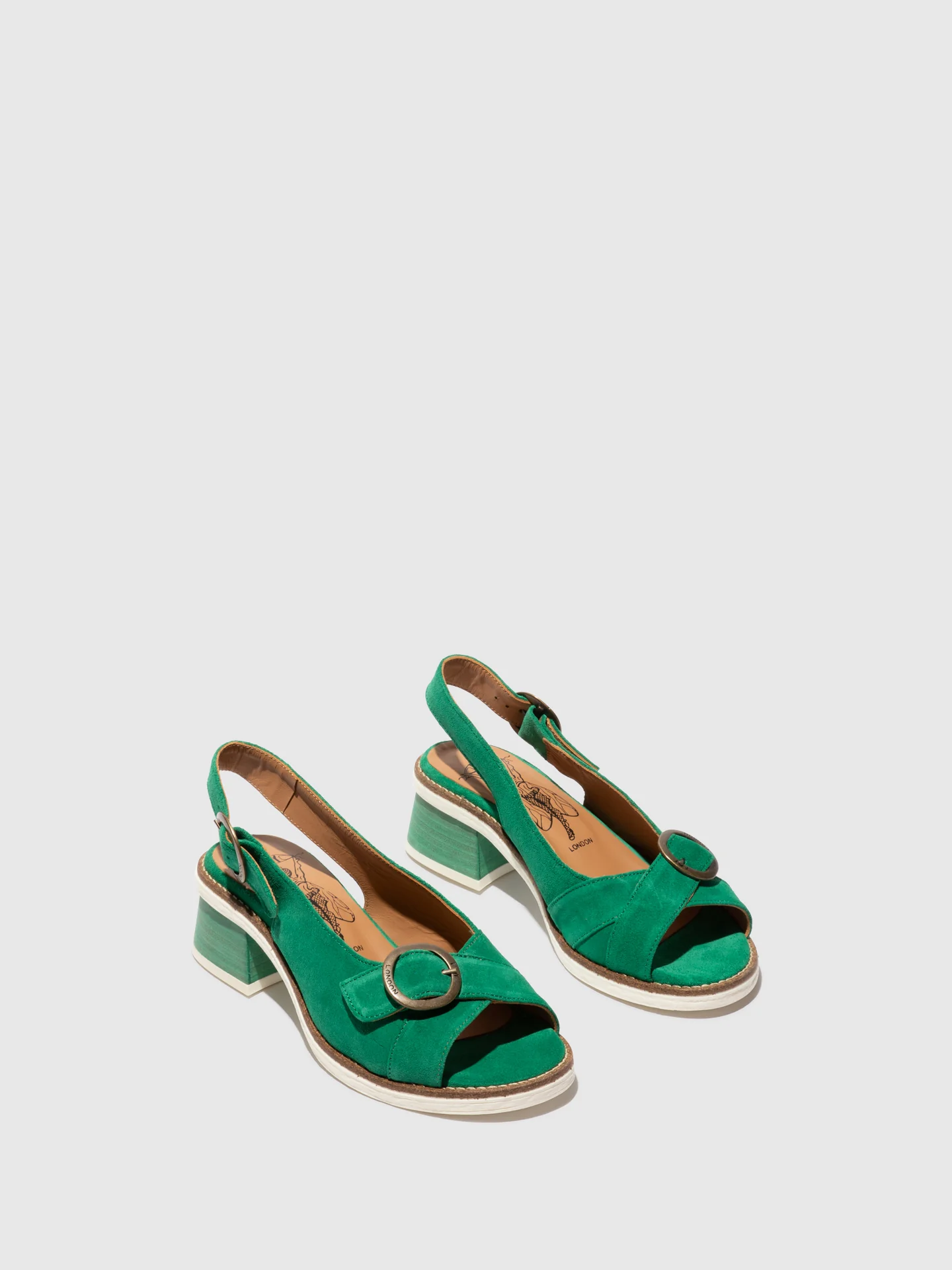 Buckle Sandals CERI090FLY GREEN - Image 2