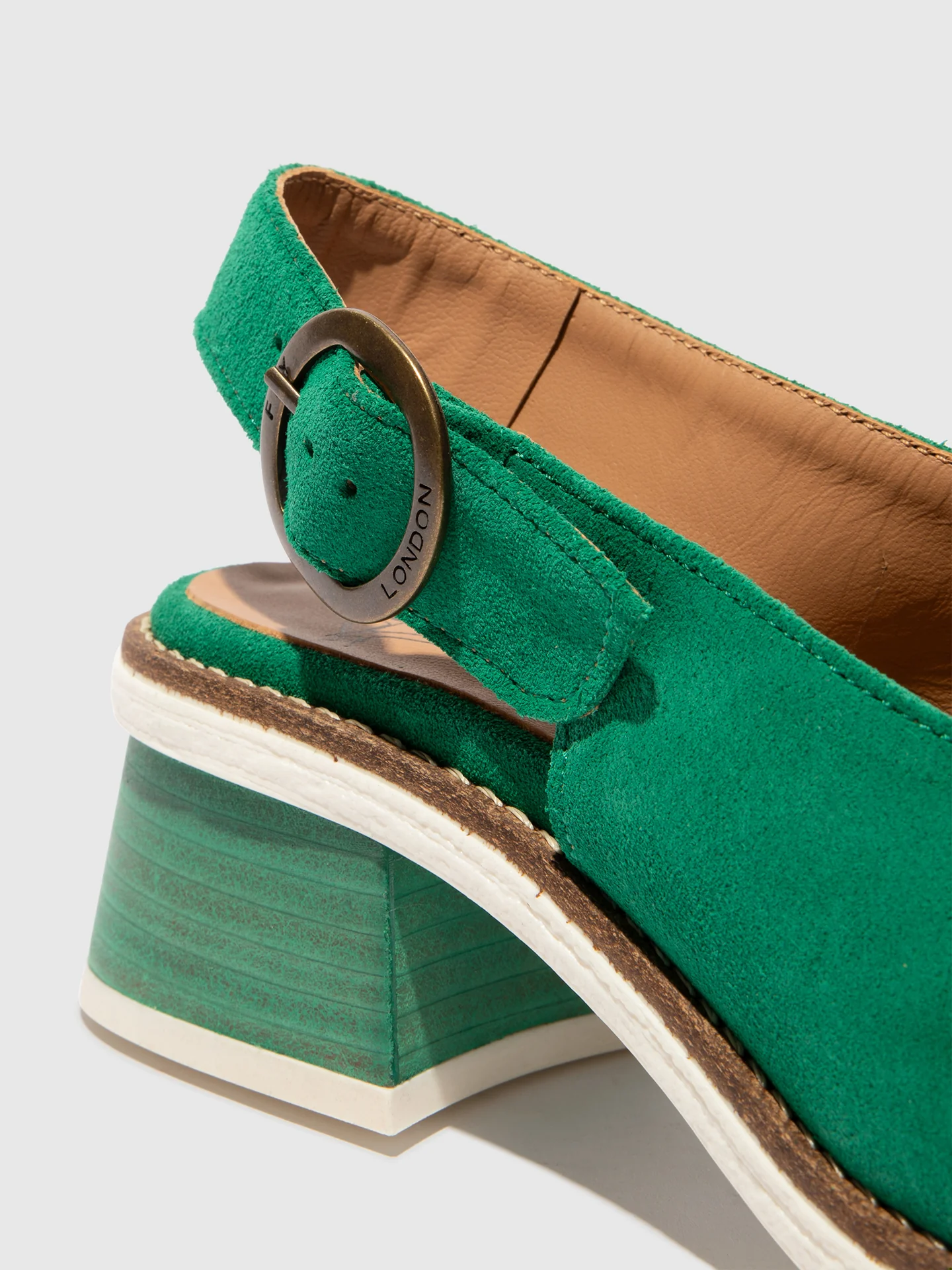 Buckle Sandals CERI090FLY GREEN - Image 4
