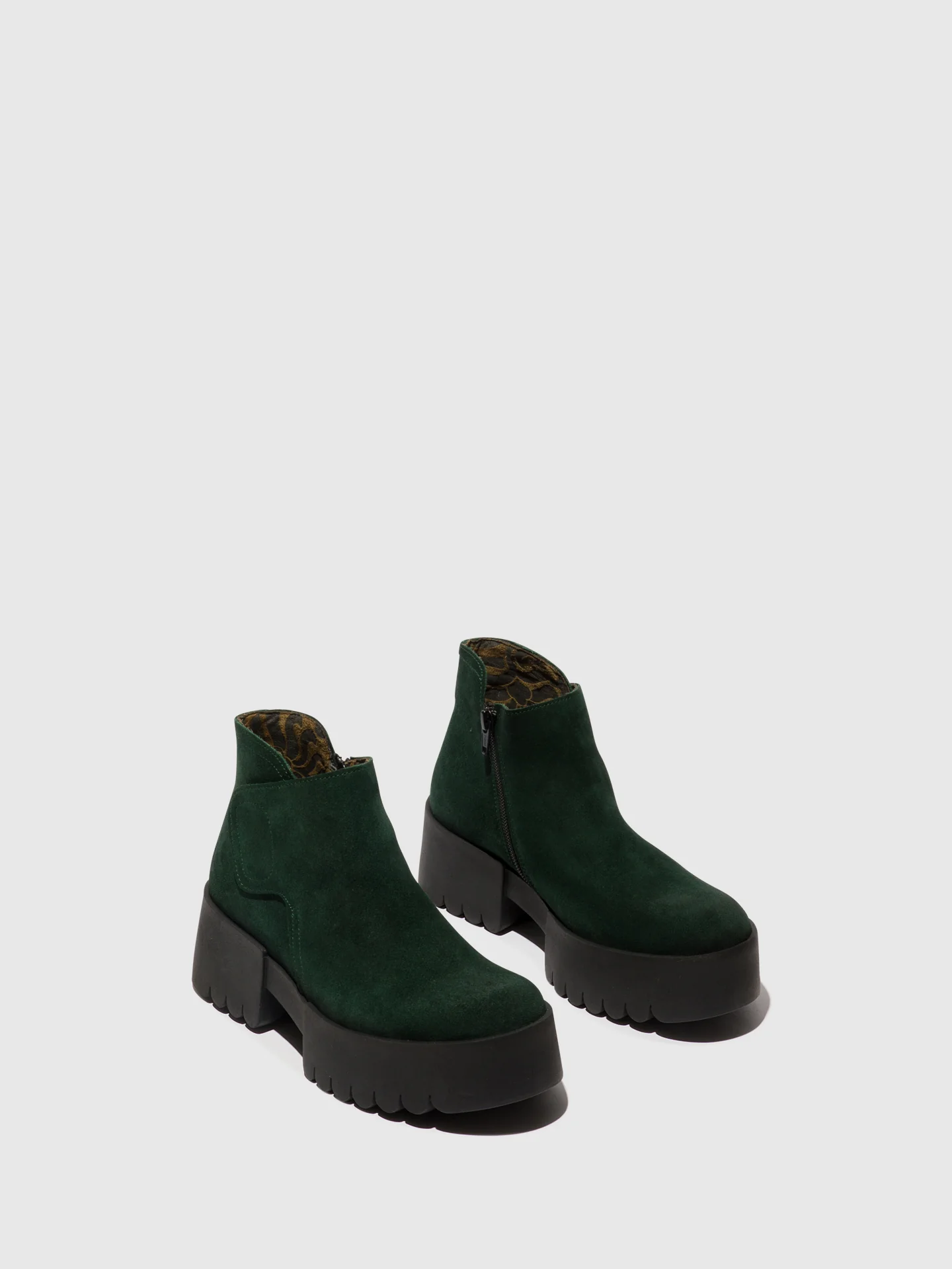 Velcro Ankle Boots ENDO006FLY GREEN FOREST - Image 2