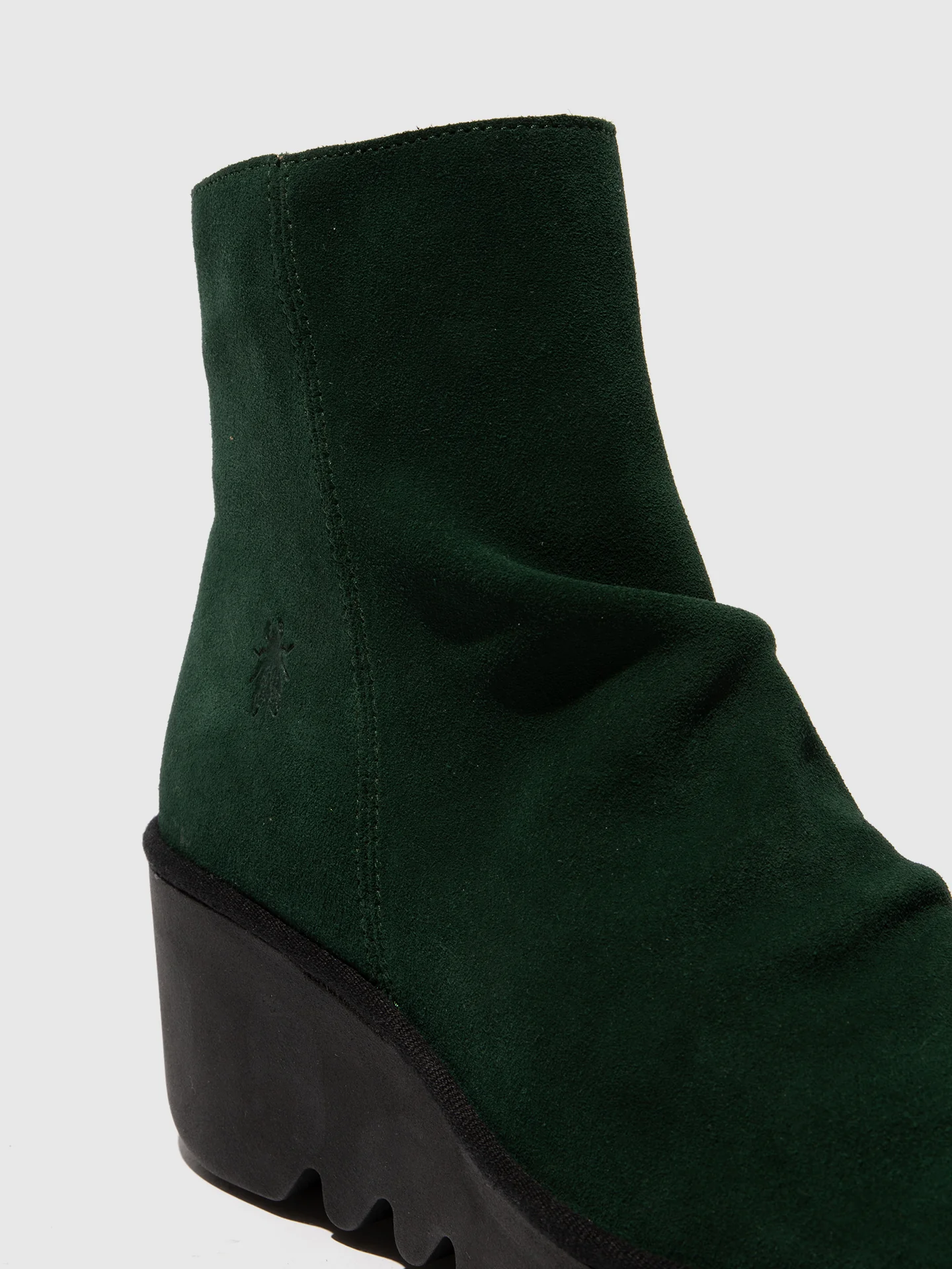 Zip Up Ankle Boots BAAN538FLY GREEN FOREST - Image 4