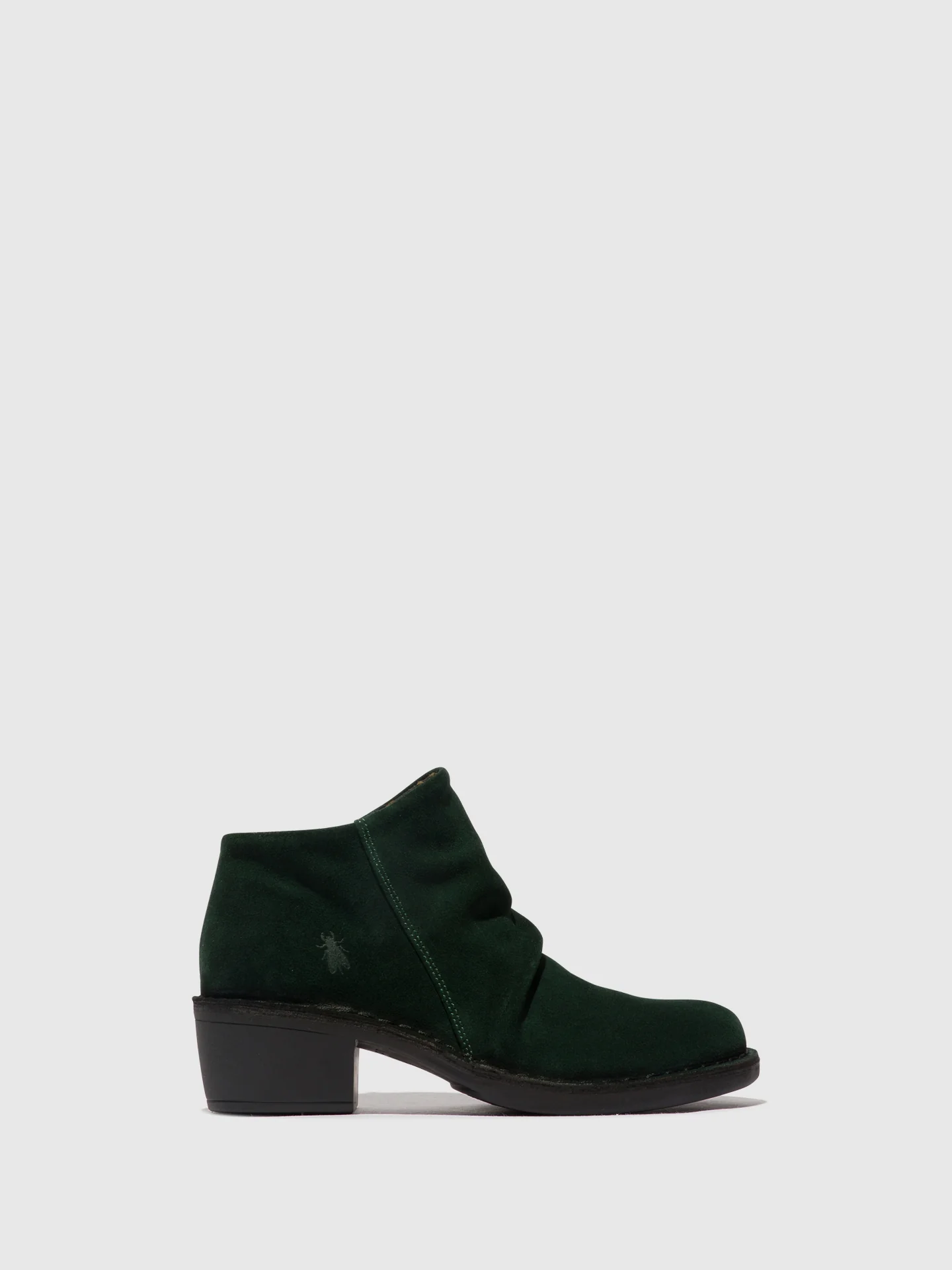 Zip Up Ankle Boots MERK093FLY GREEN FOREST