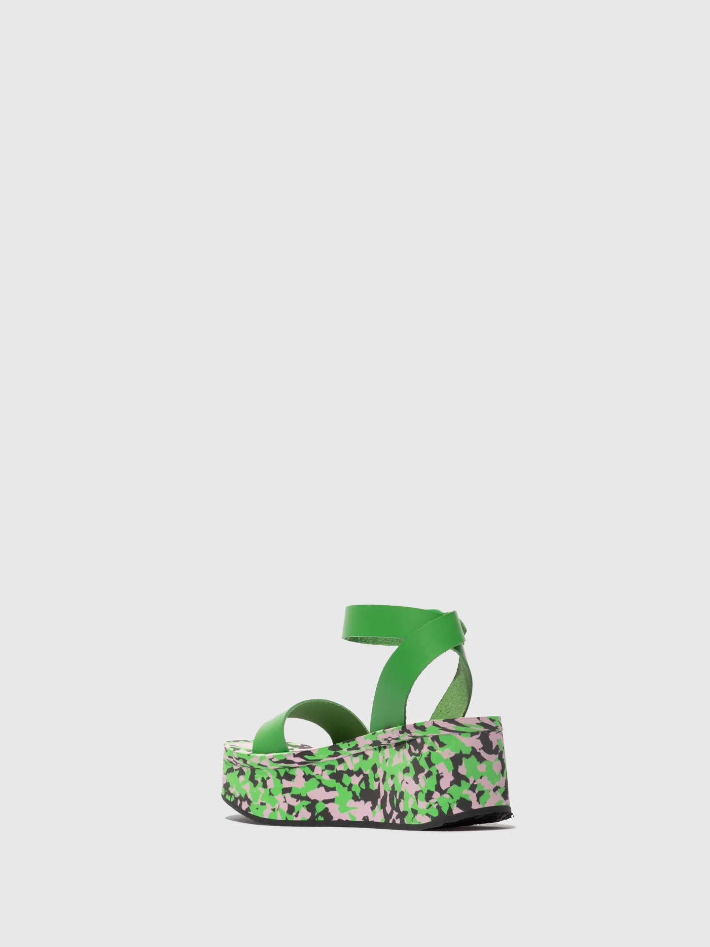 Platform Sandals CAMU034FLY GREEN - Image 3