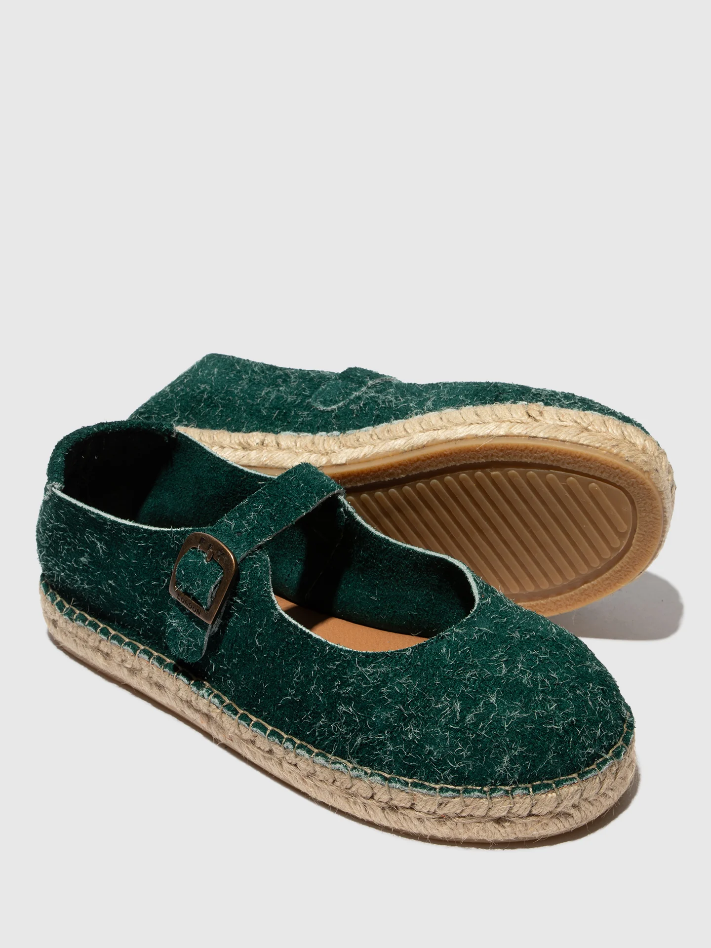 Round Toe Espadrilles SOIK554FLY GREEN - Image 4
