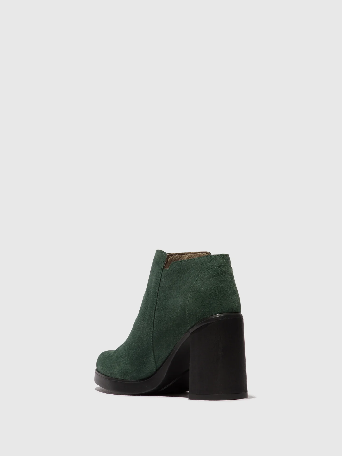 Zip Up Ankle Boots SHAR986FLY GREEN - Image 3
