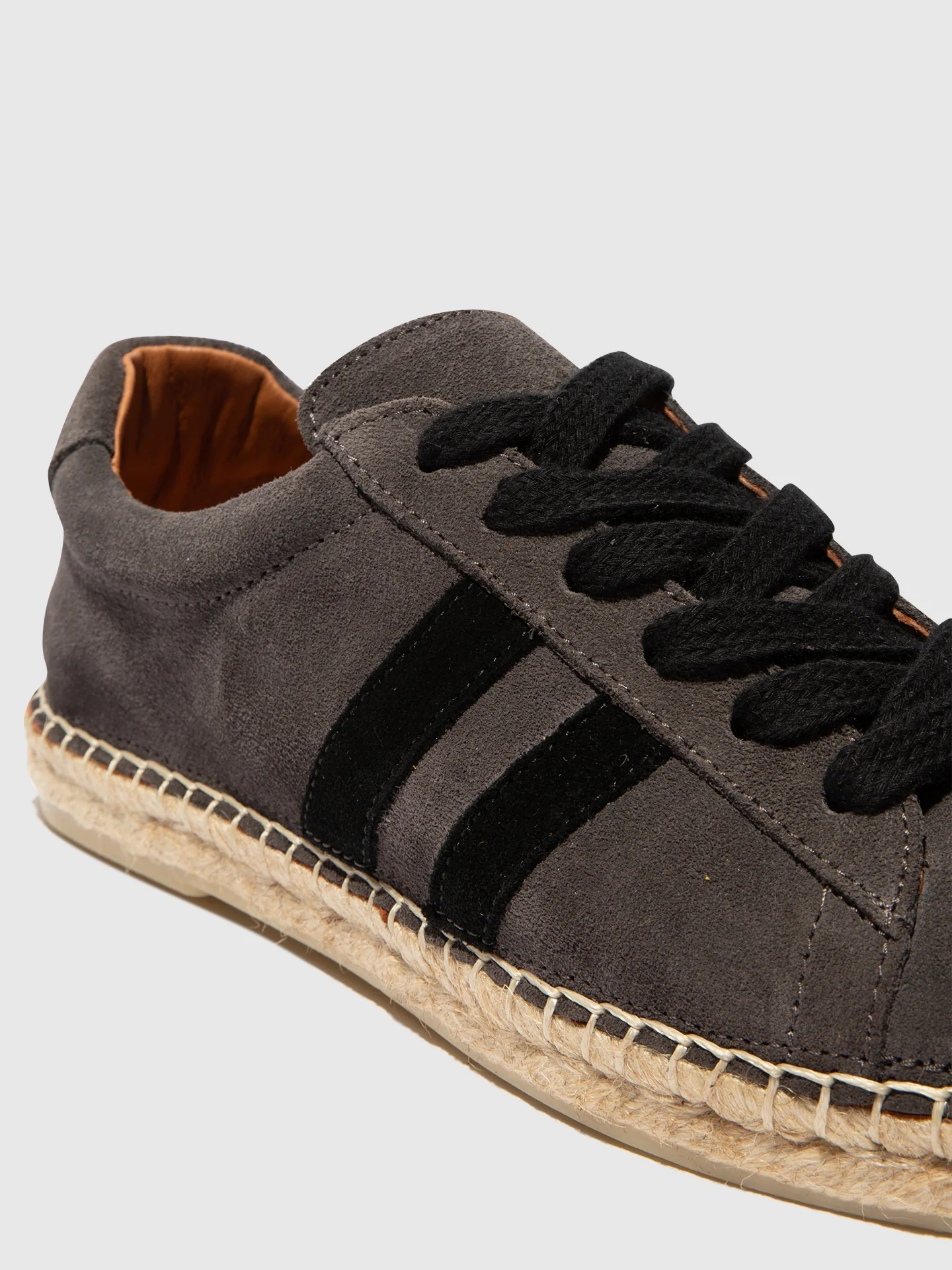 Lace-up Espadrilles SCAW530FLY GREY/BLACK - Image 4