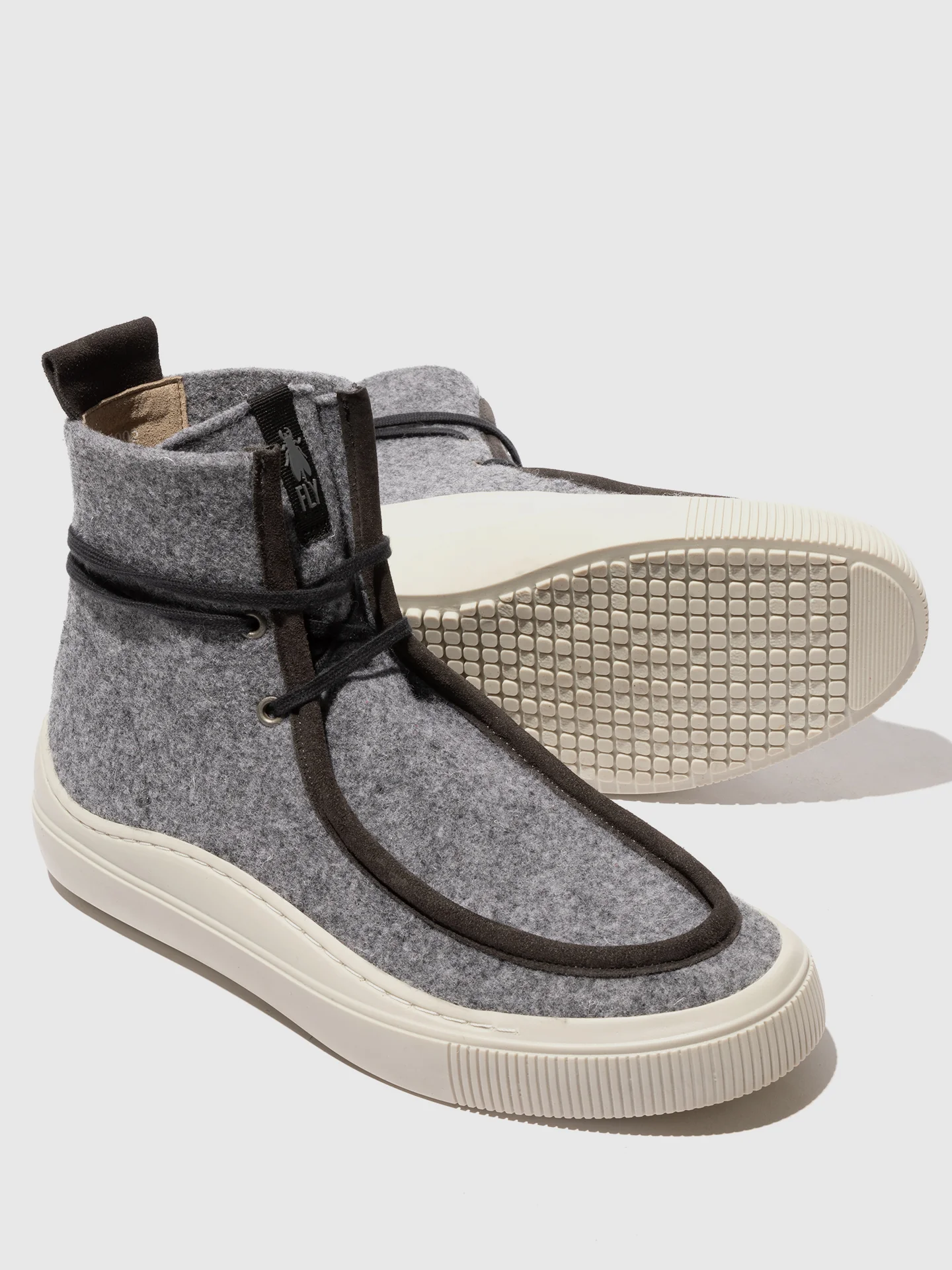 Lace-up Trainers SAFY708FLY GREY - Image 4