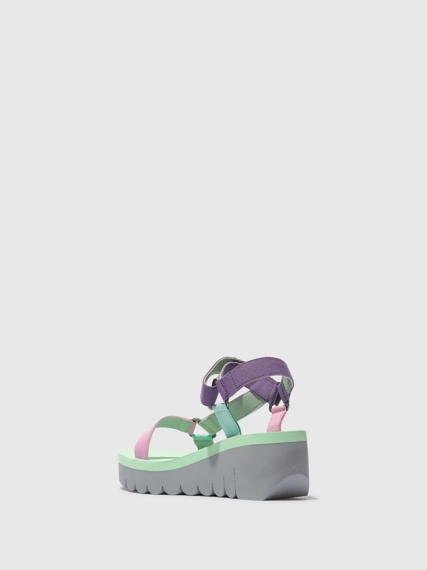 Velcro Sandals YEFA726FLY GREY/MULTICOLOR/SPEARMINT - Image 3