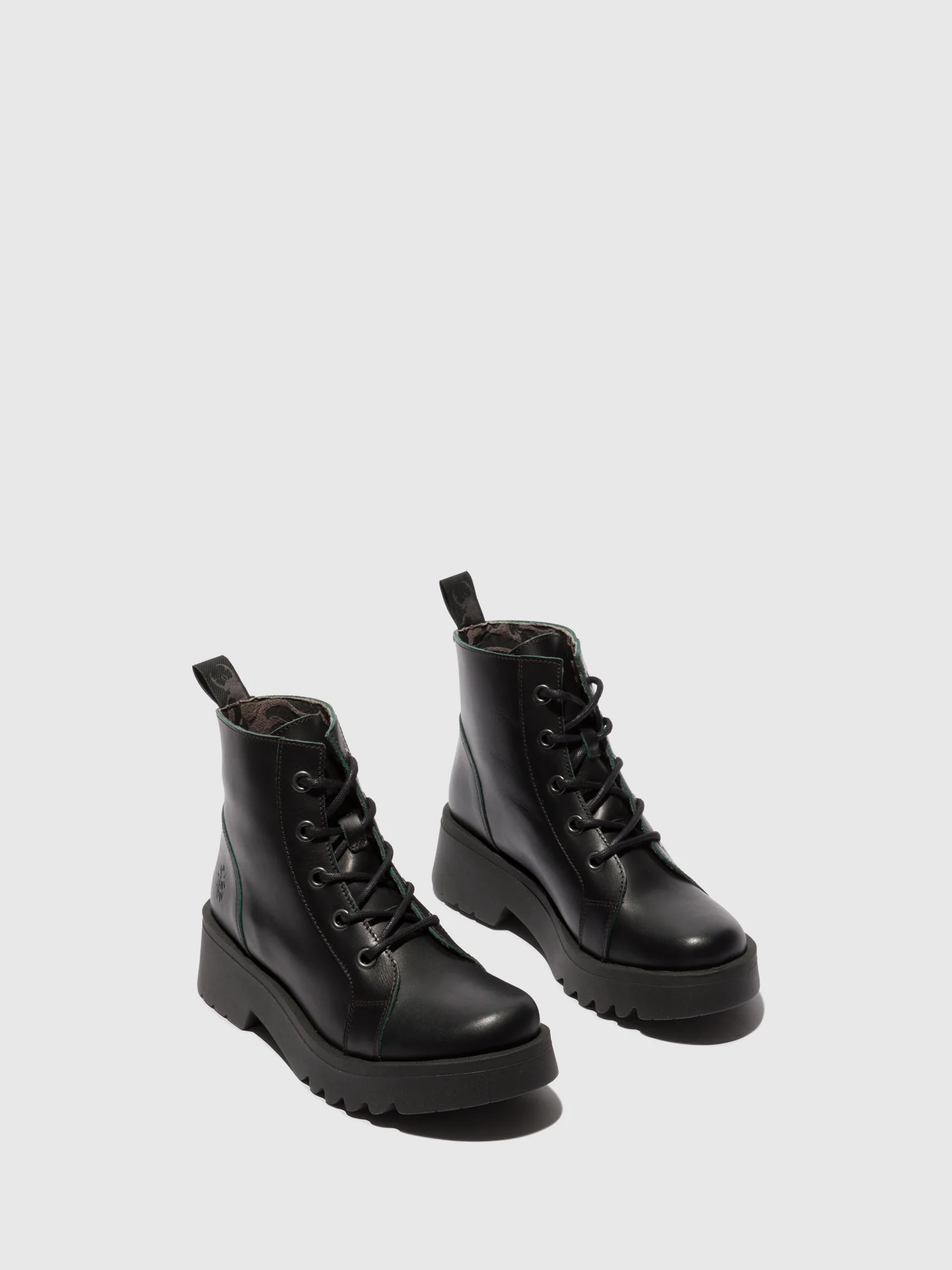 Lace-up Ankle Boots METZ788FLY GROUND/GREEN - Image 2