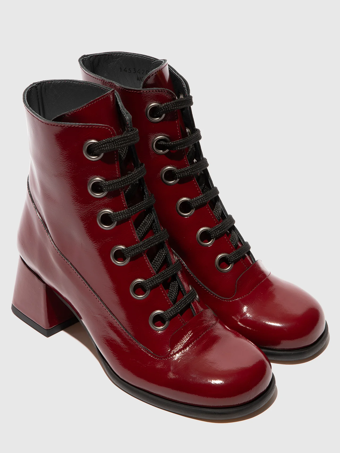 Lace-up Ankle Boots SEPY342FLY INT. RUST - Image 4