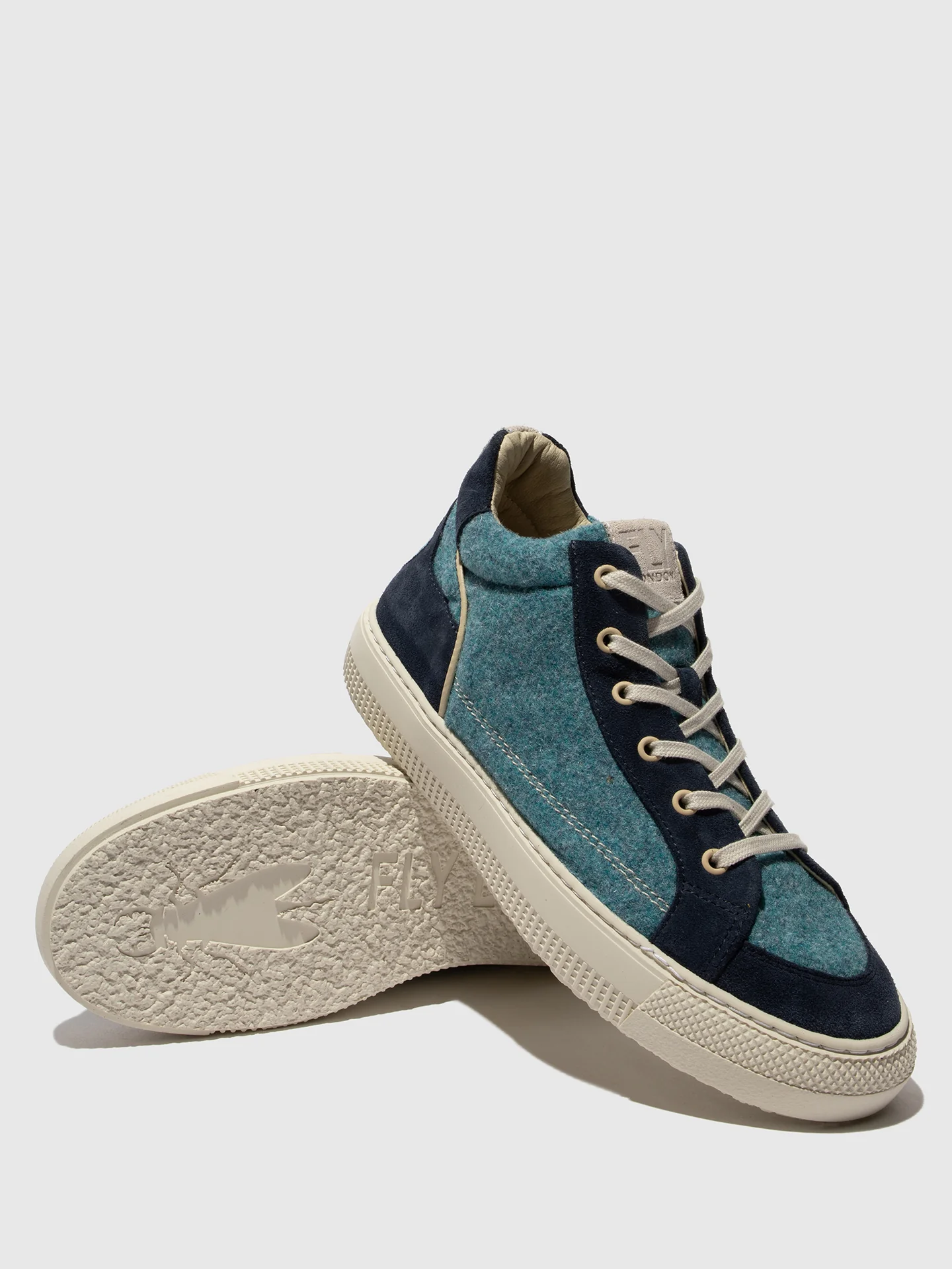 Hi-Top Trainers TELY688FLY JEANS/ JEANS/ OFFWHITE - Image 6