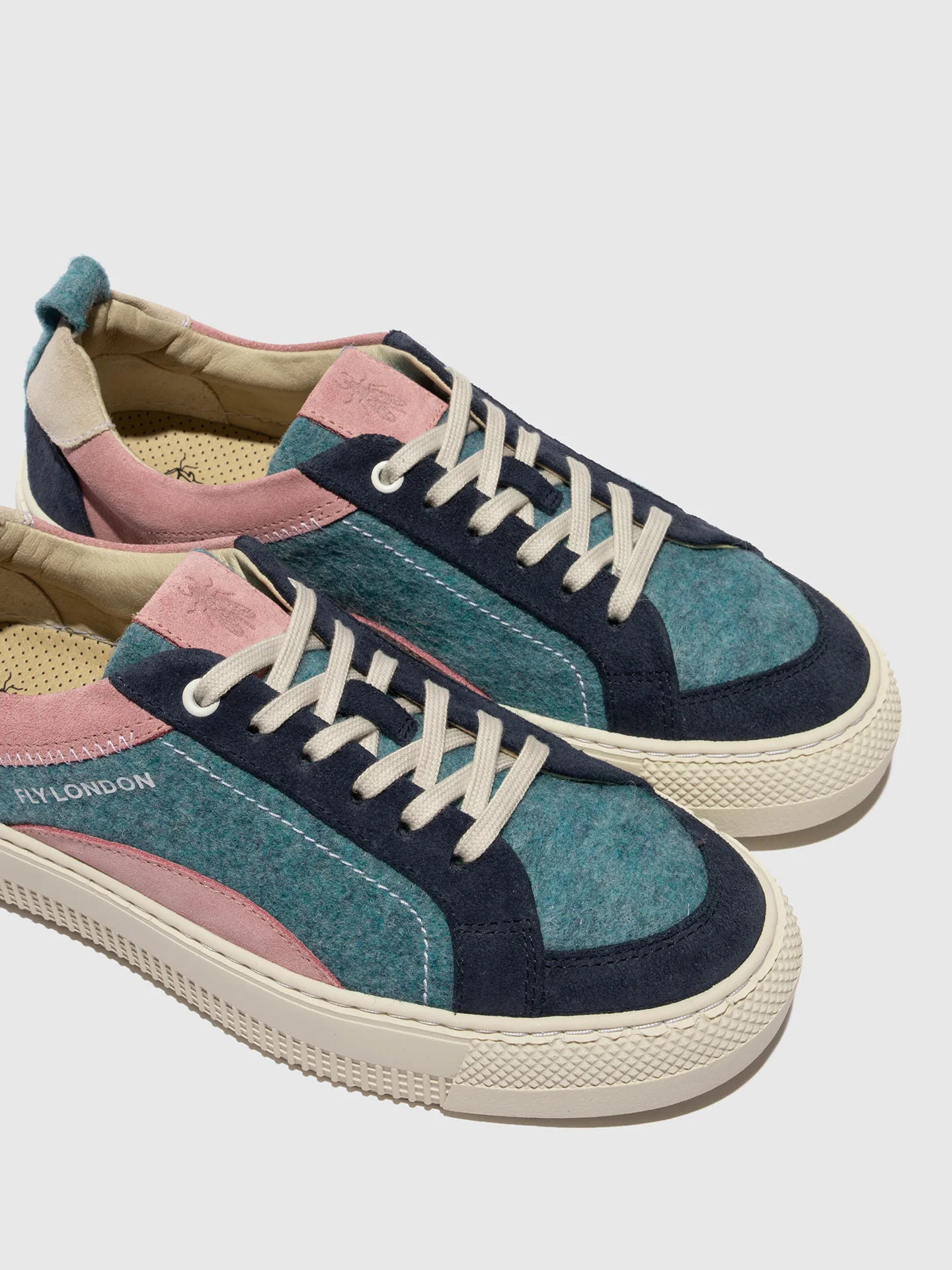 Low-Top Trainers TAIK687FLY JEANS/JEANS/PALE PINK/OFFWHITE - Image 5