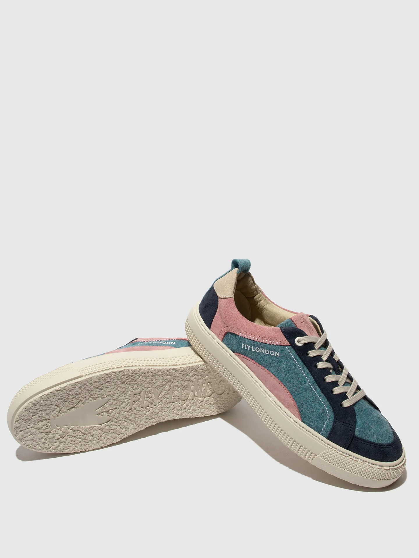 Low-Top Trainers TAIK687FLY JEANS/JEANS/PALE PINK/OFFWHITE - Image 6