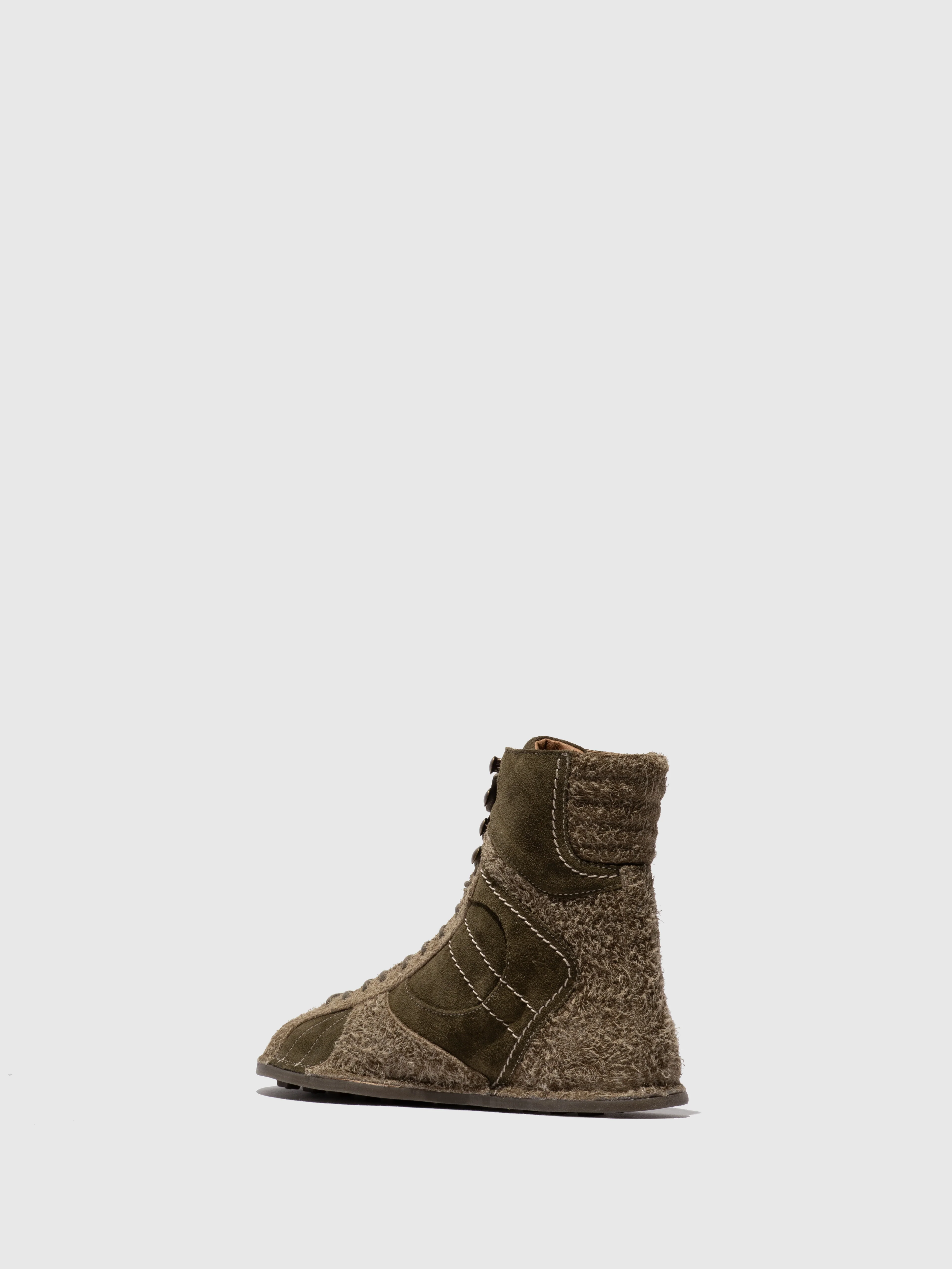 Hi-Top Trainers FARV573FLY KHAKI - Image 3