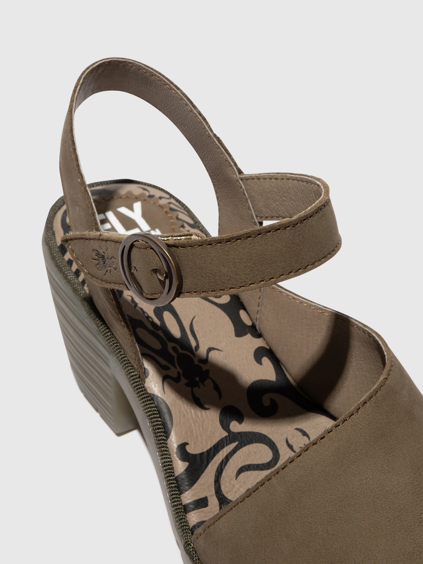 Sling-Back Sandals WELY439FLY KHAKI - Image 4