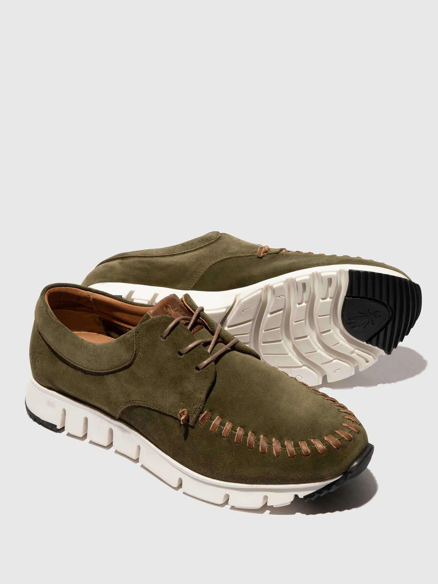 Lace-up Trainers SUUF256FLY KHAKI/TAUPE - Image 4