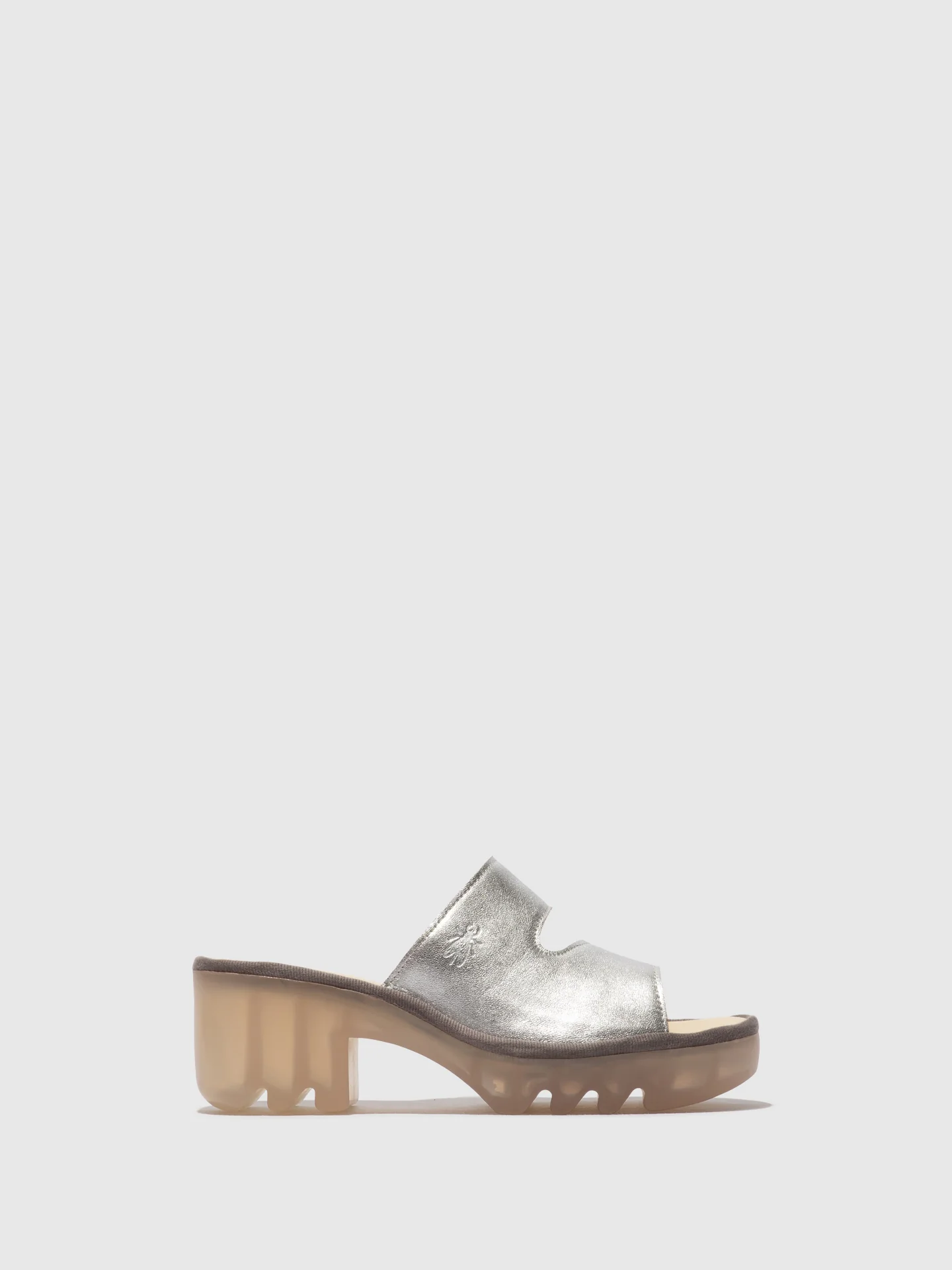 Slip-on Mules TECH493FLY LAMINATO SILVER