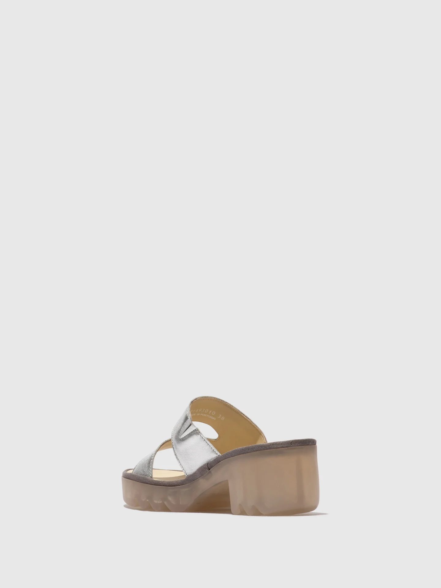 Slip-on Mules TECH493FLY LAMINATO SILVER - Image 3