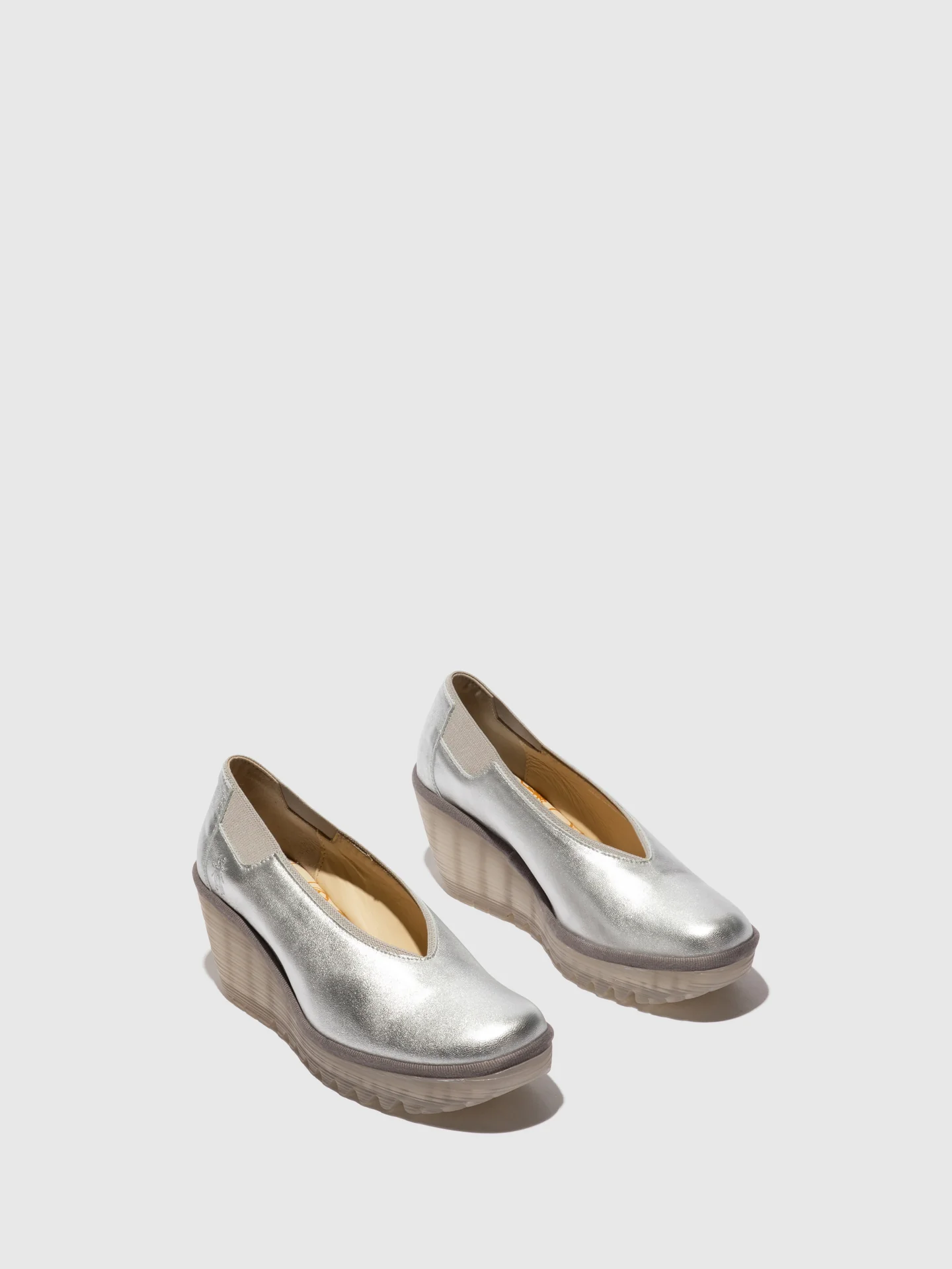 Slip-on Shoes YOZA438FLY LAMINATO SILVER - Image 2