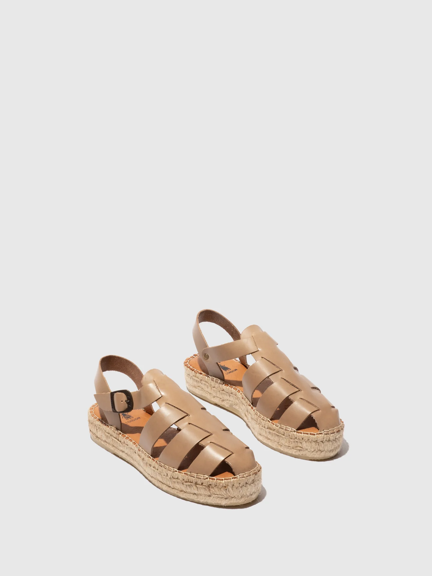 Sling-Back Espadrilles PAWI524FLY LEATHER TAN - Image 2
