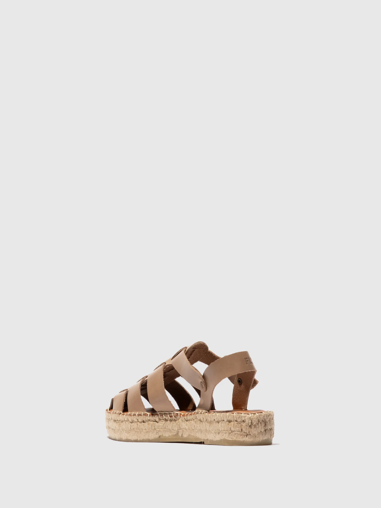 Sling-Back Espadrilles PAWI524FLY LEATHER TAN - Image 3