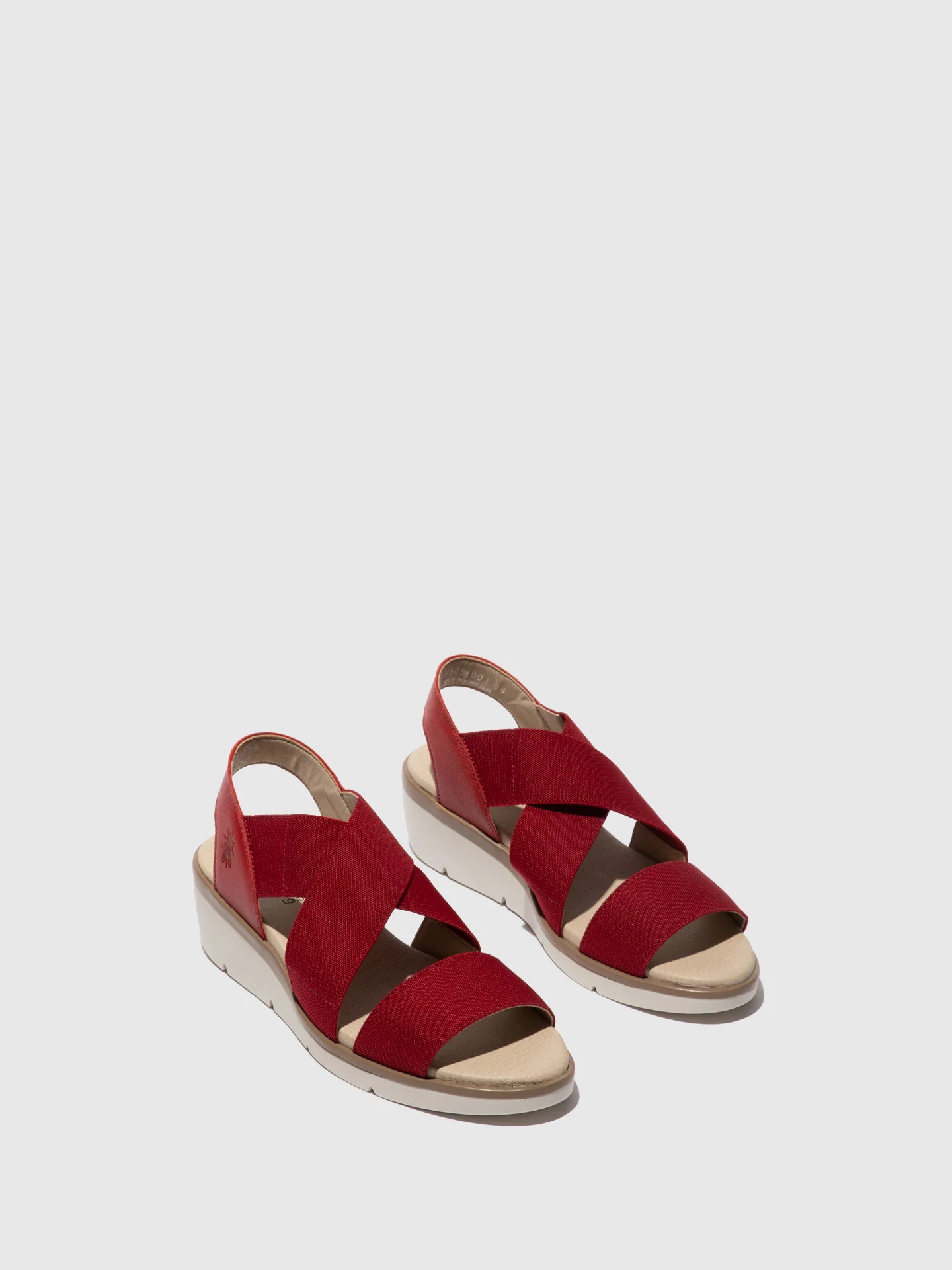 Elasticated Sandals NOLI056FLY LIPSTICK RED - Image 2