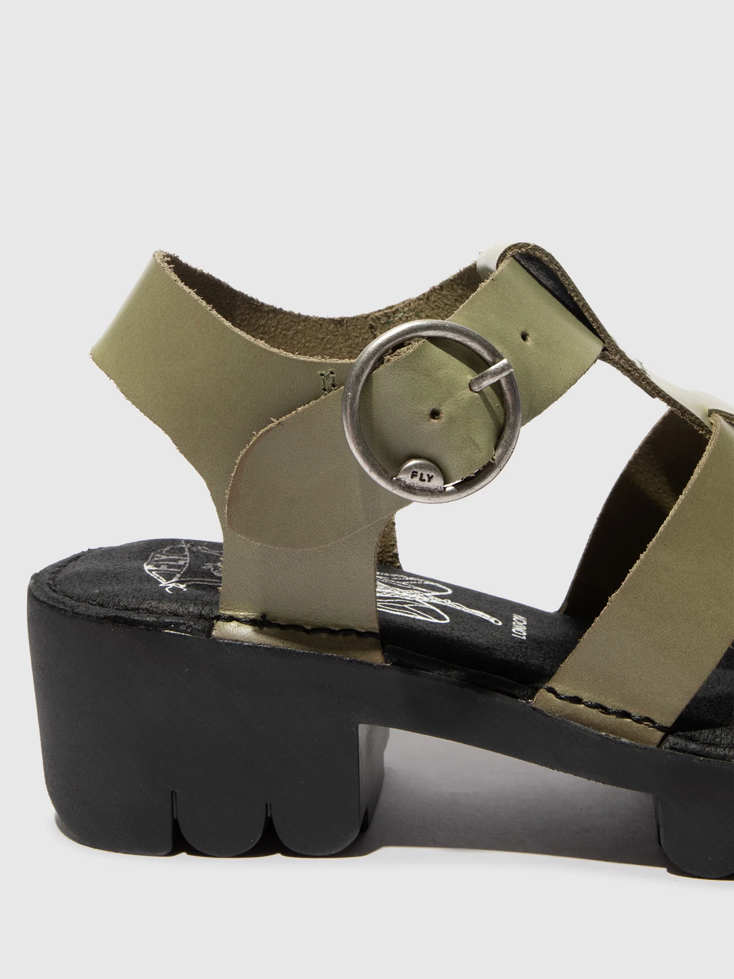 T-Strap Sandals EMME511FLY LT. GREEN - Image 4