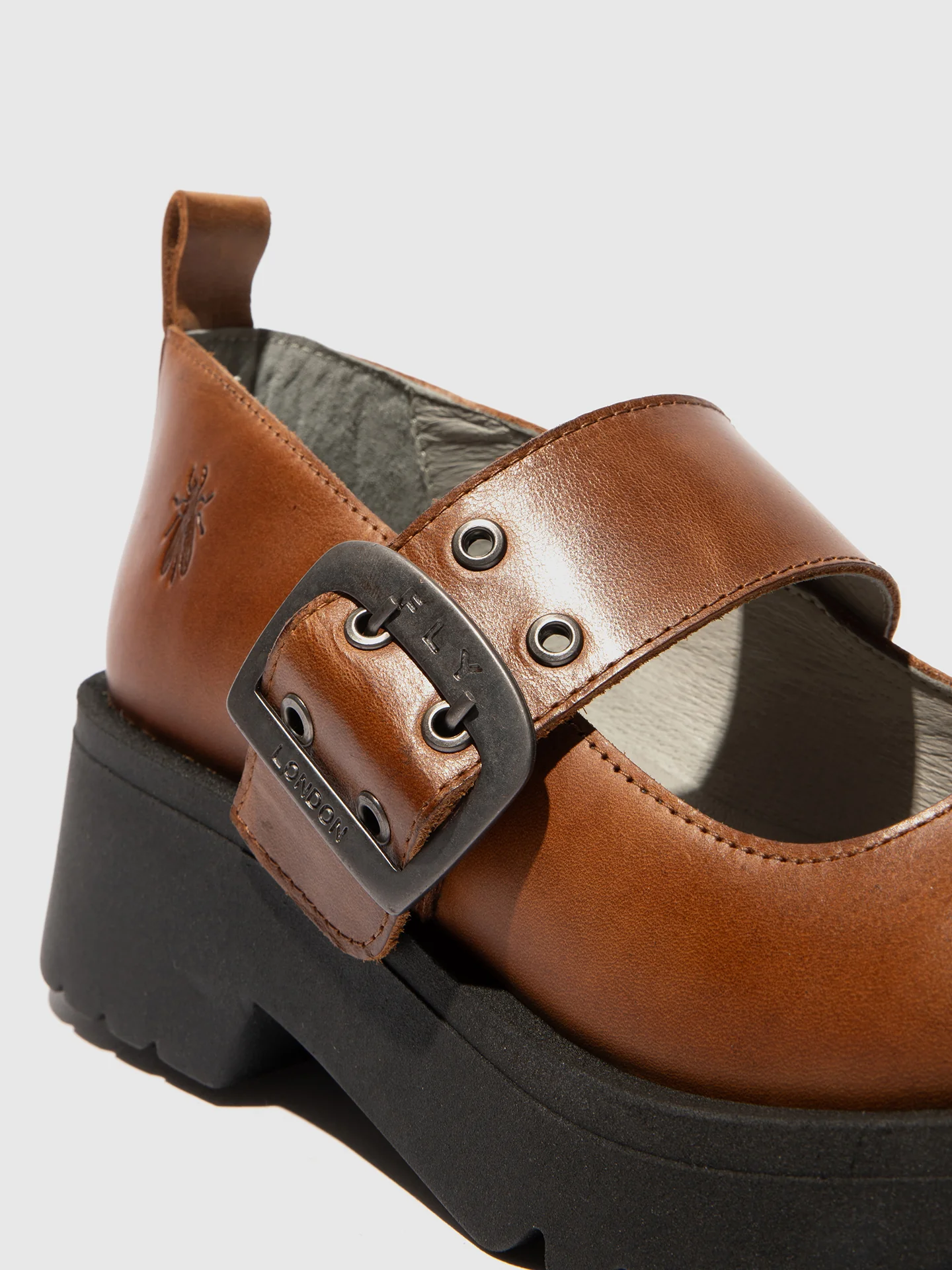 Buckle Shoes MOCH126FLY MID. BROWN - Image 4