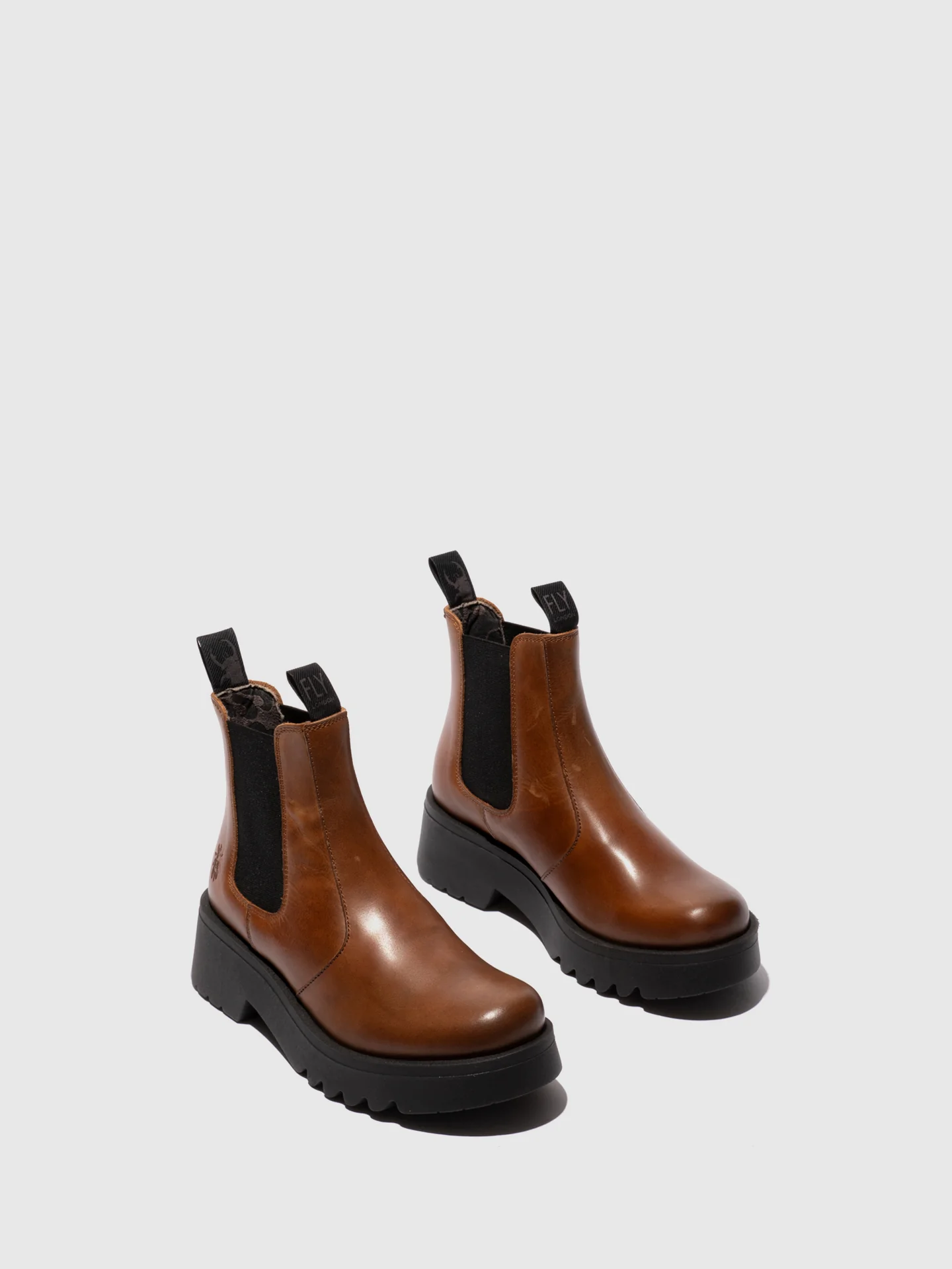 Chelsea Ankle Boots MEDI789FLY MID. BROWN - Image 2