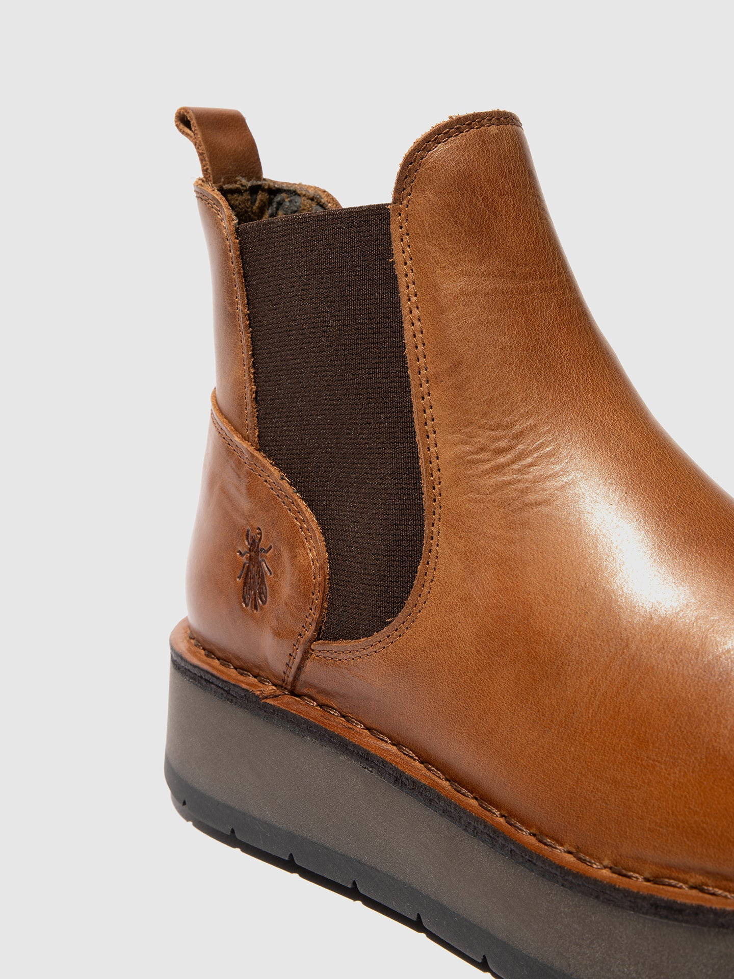Chelsea Ankle Boots RAWI131FLY MID. BROWN - Image 4