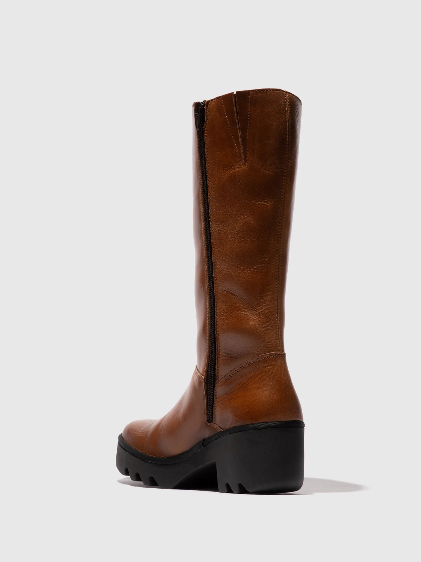 Zip Up Boots TAAB512FLY MID.BROWN - Image 3