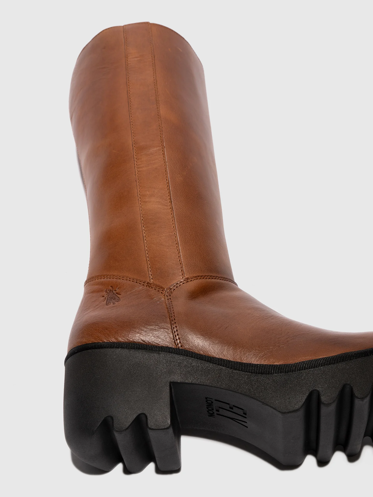 Zip Up Boots TAAB512FLY MID.BROWN - Image 4