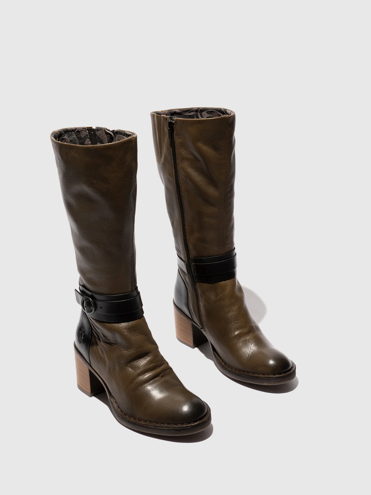 Buckle Boots BEIF165FLY MILITAR/BLACK - Image 2